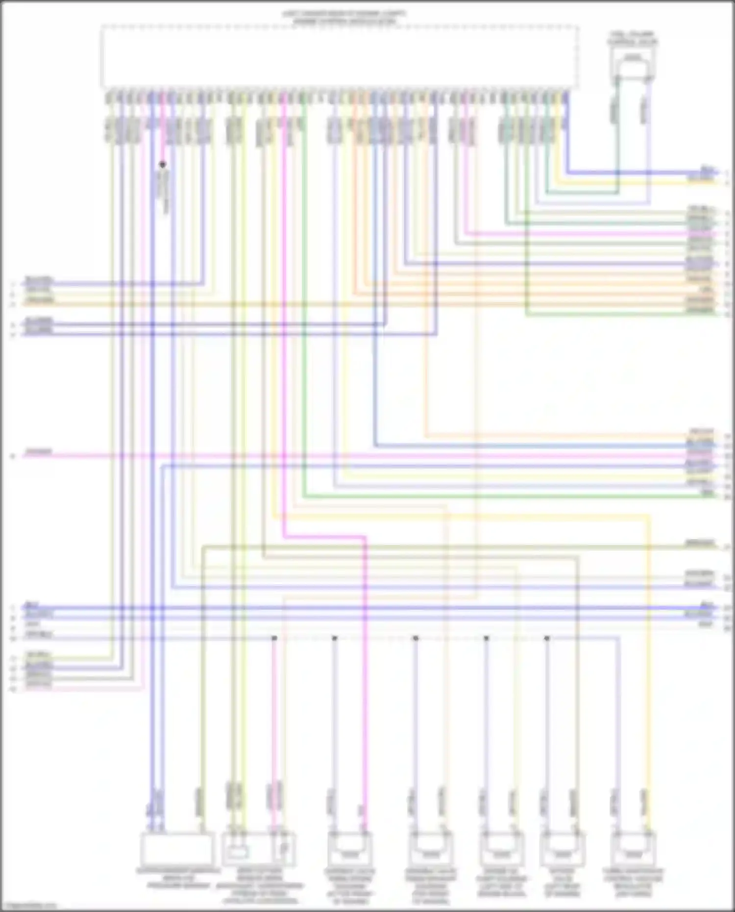 Wiring diagram variable valve timing intake solenoid for Volvo V60 Cross Country I (2014-2018) (1 of 1)
