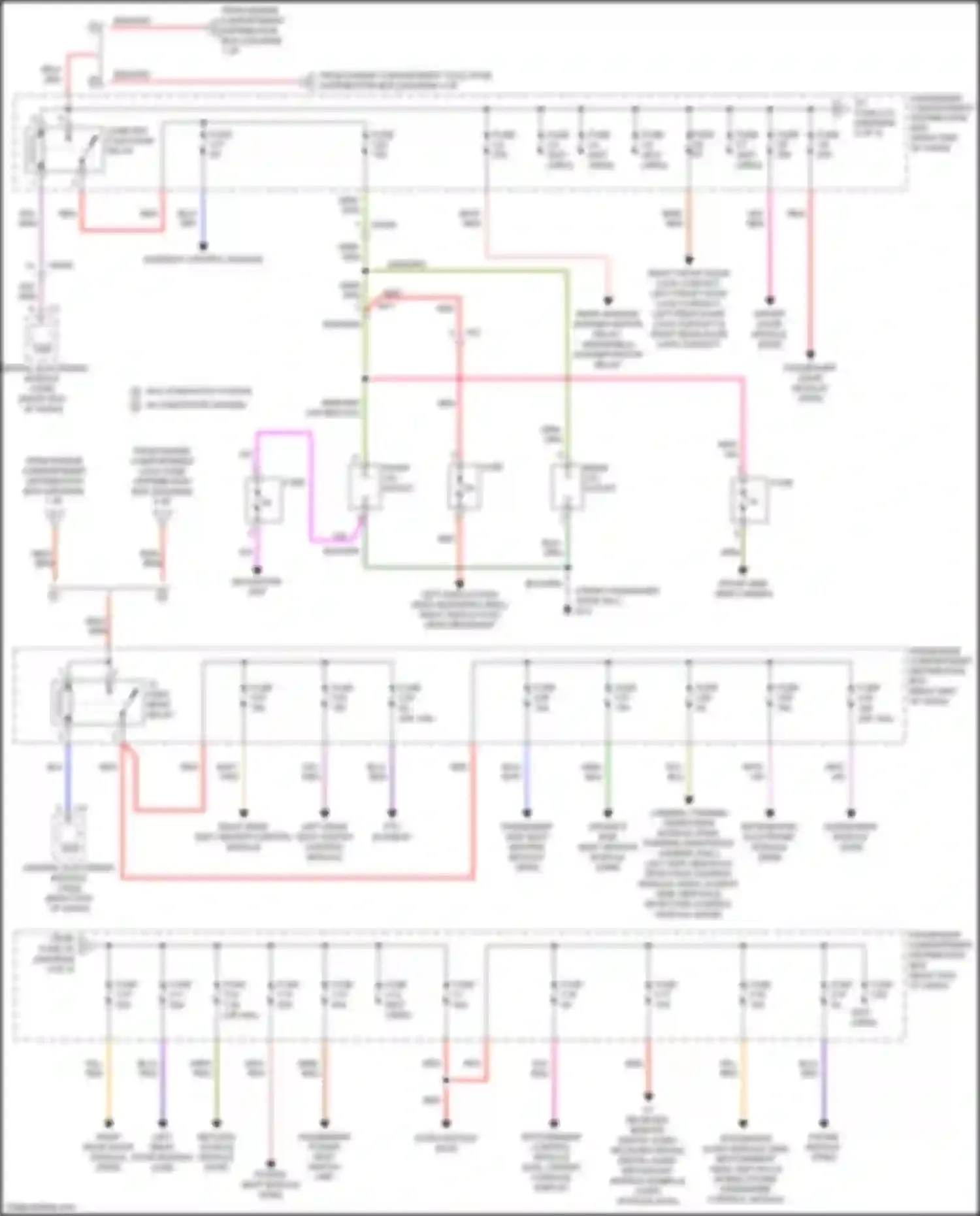 Wiring diagram w/o start/stop system w/ start/stop system for Volvo V60 Cross Country I (2014-2018) (7 of 11)