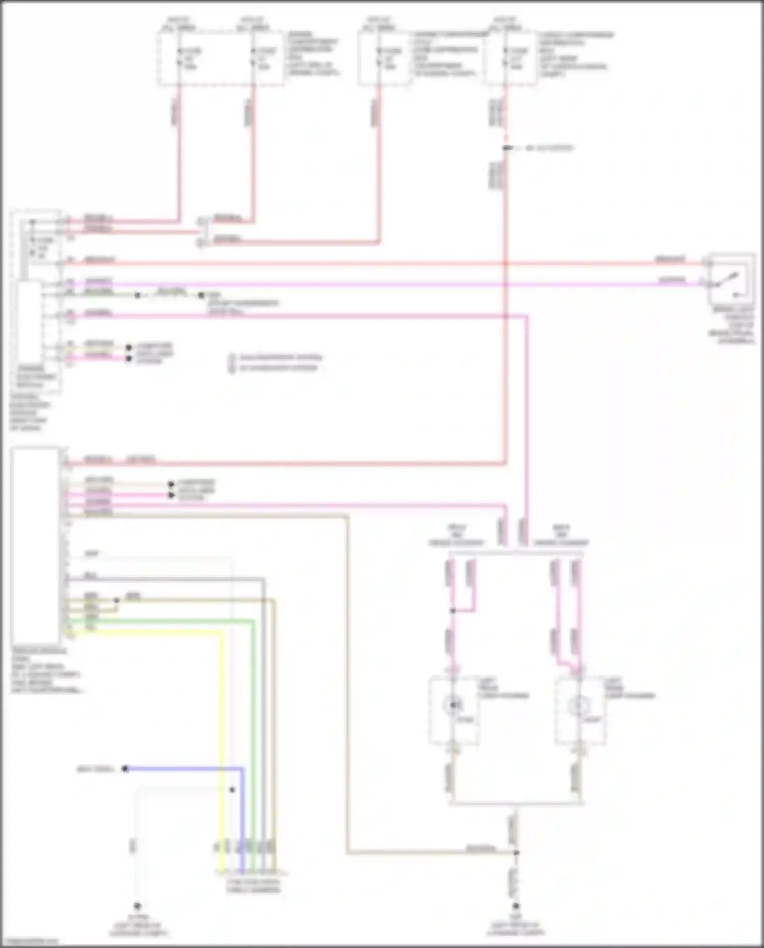 Wiring diagram w/o start/stop system w/ start/stop system for Volvo V60 Cross Country I (2014-2018) (10 of 11)