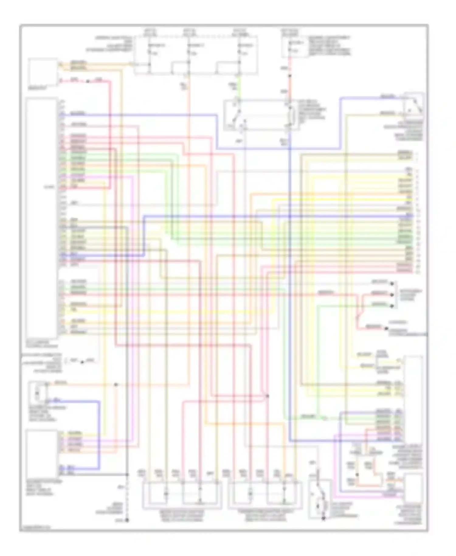 V70 Volvo I (1997-2000): A/c circuit, auto a/c (1 of 2)