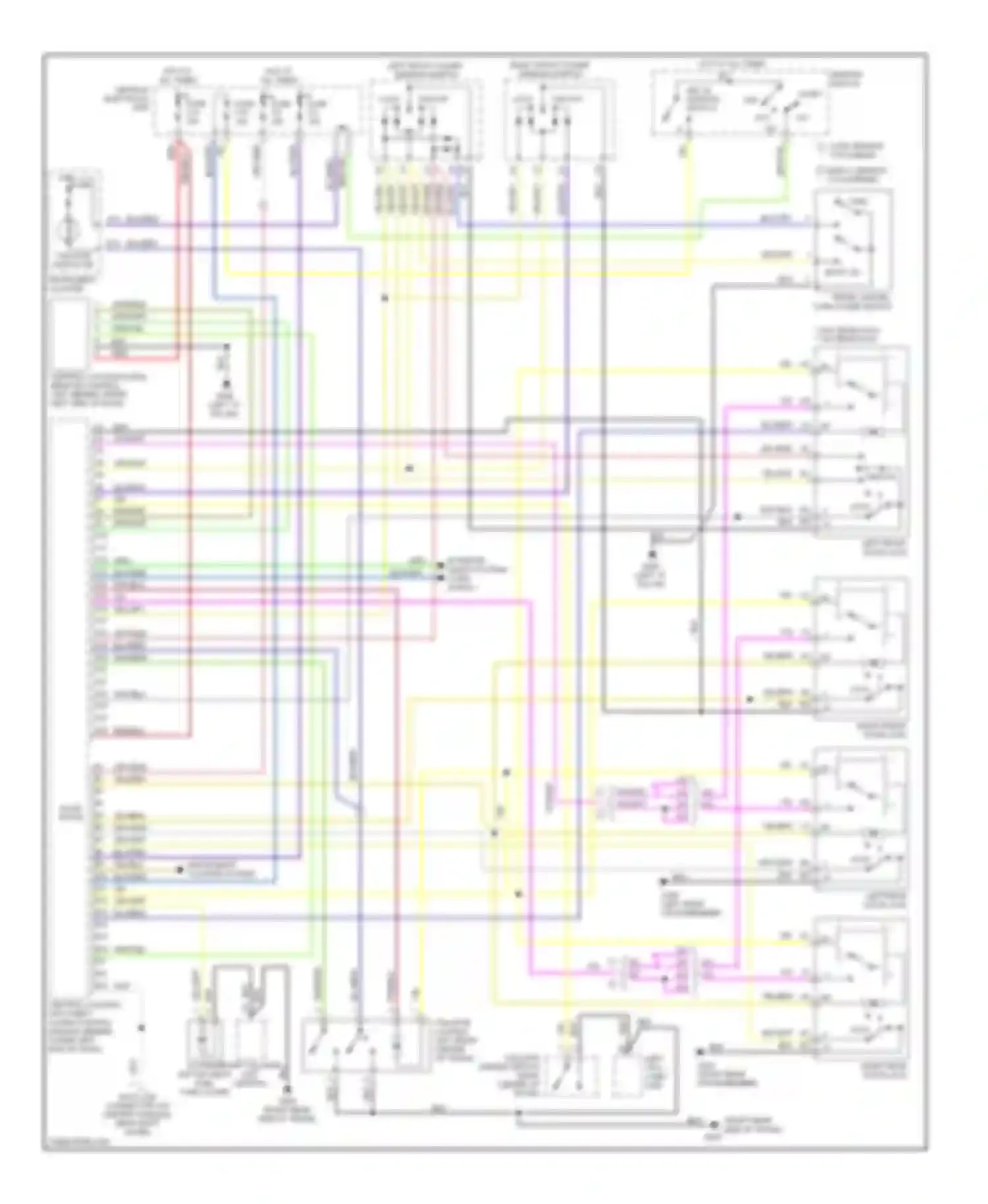 Wiring diagram solid state for Volvo V70 I (1997-2000) (9 of 13)