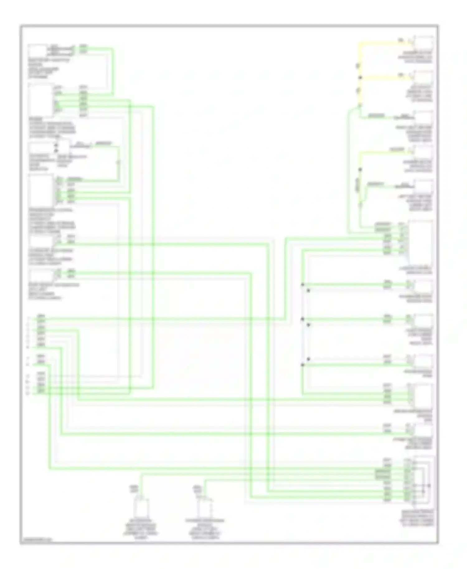 V70 Volvo II facelift (2004-2007): Computer data lines circuit (2 of 2)