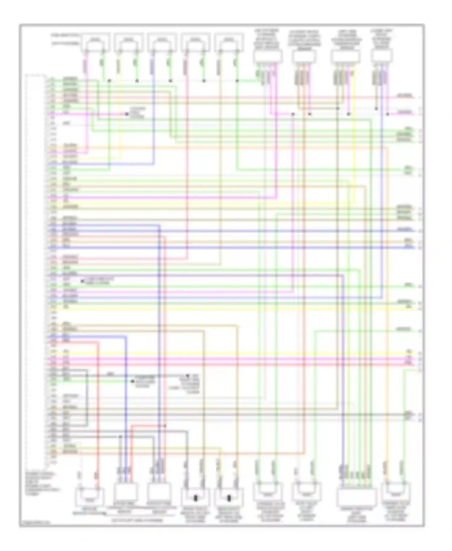 V70 Volvo II facelift (2004-2007): Wiring diagram engine performance 2.4l turbo (1 of 3)