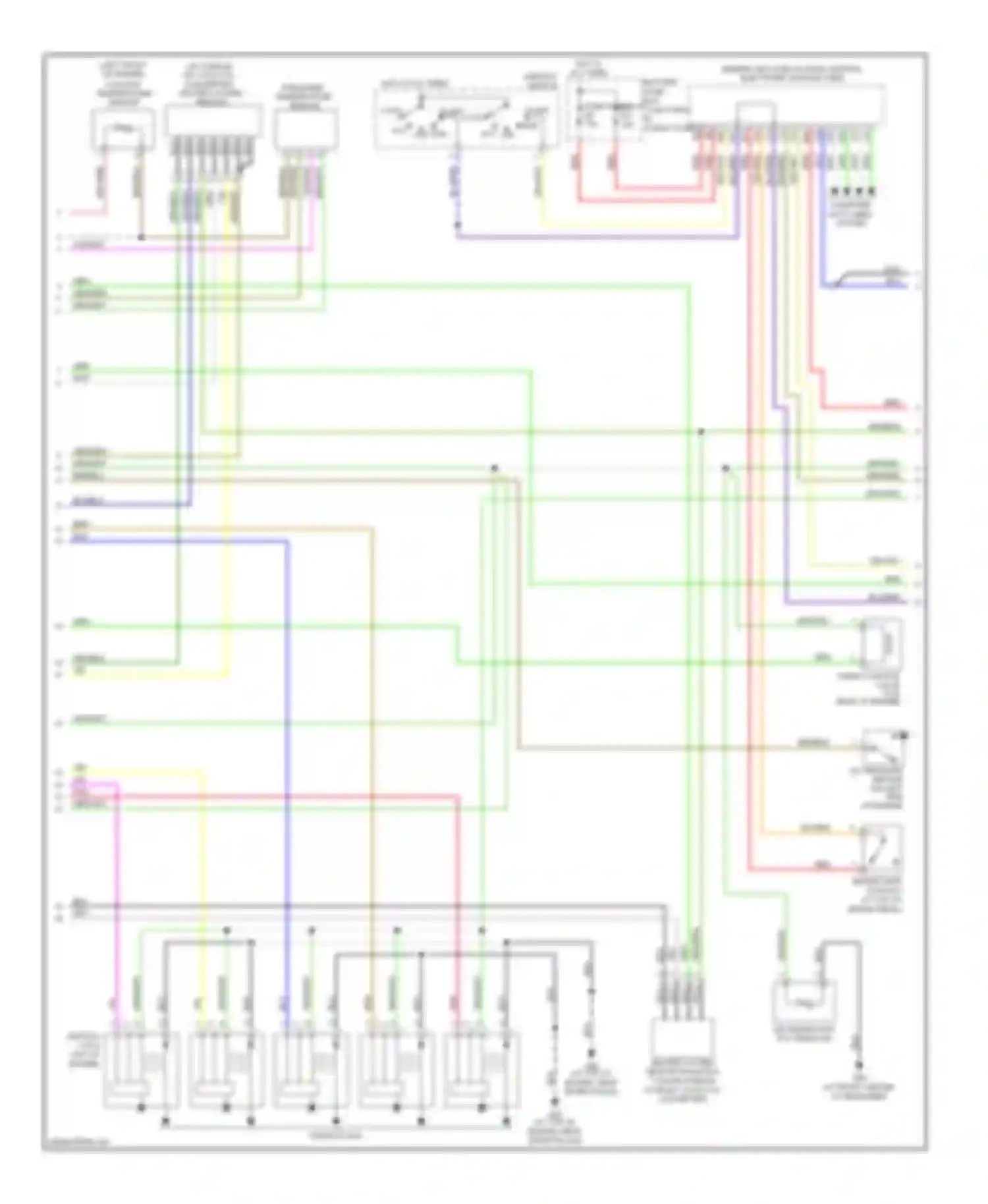 V70 Volvo II facelift (2004-2007): Wiring diagram engine performance 2.4l turbo (2 of 3)