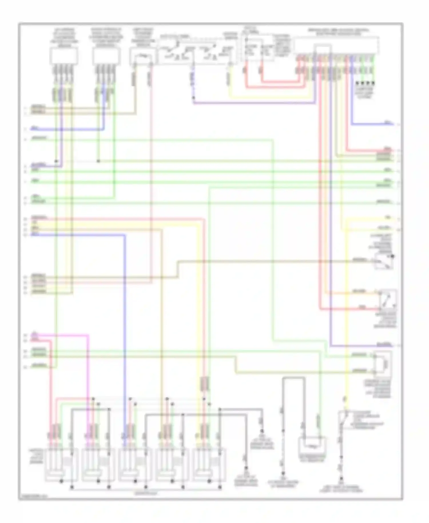 V70 Volvo II facelift (2004-2007): Wiring diagram engine performance 2.4l (2 of 3)