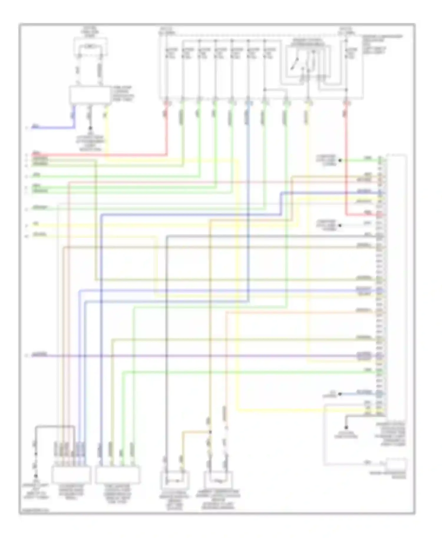 V70 Volvo II facelift (2004-2007): Wiring diagram engine performance 2.4l (3 of 3)