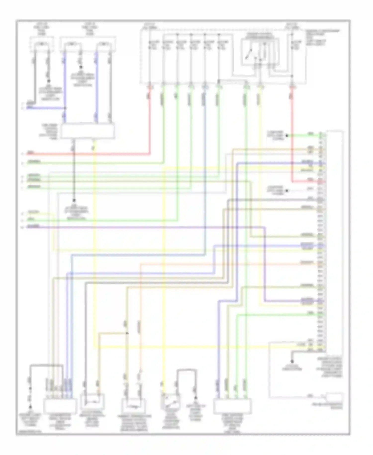 V70 Volvo II facelift (2004-2007): Wiring diagram engine performance 2.5l turbo (3 of 3)