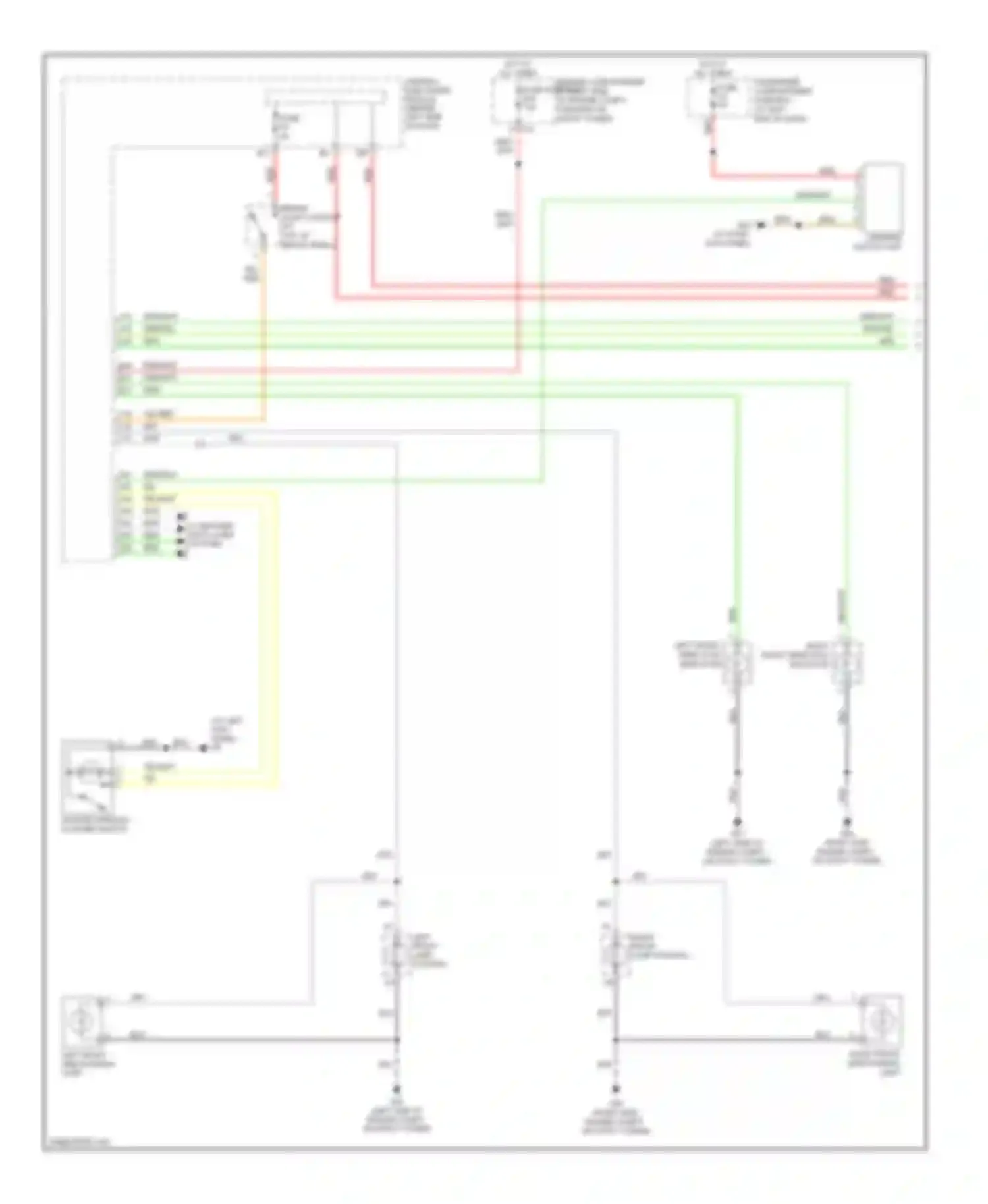 V70 Volvo II facelift (2004-2007): Exterior lamps circuit (1 of 3)