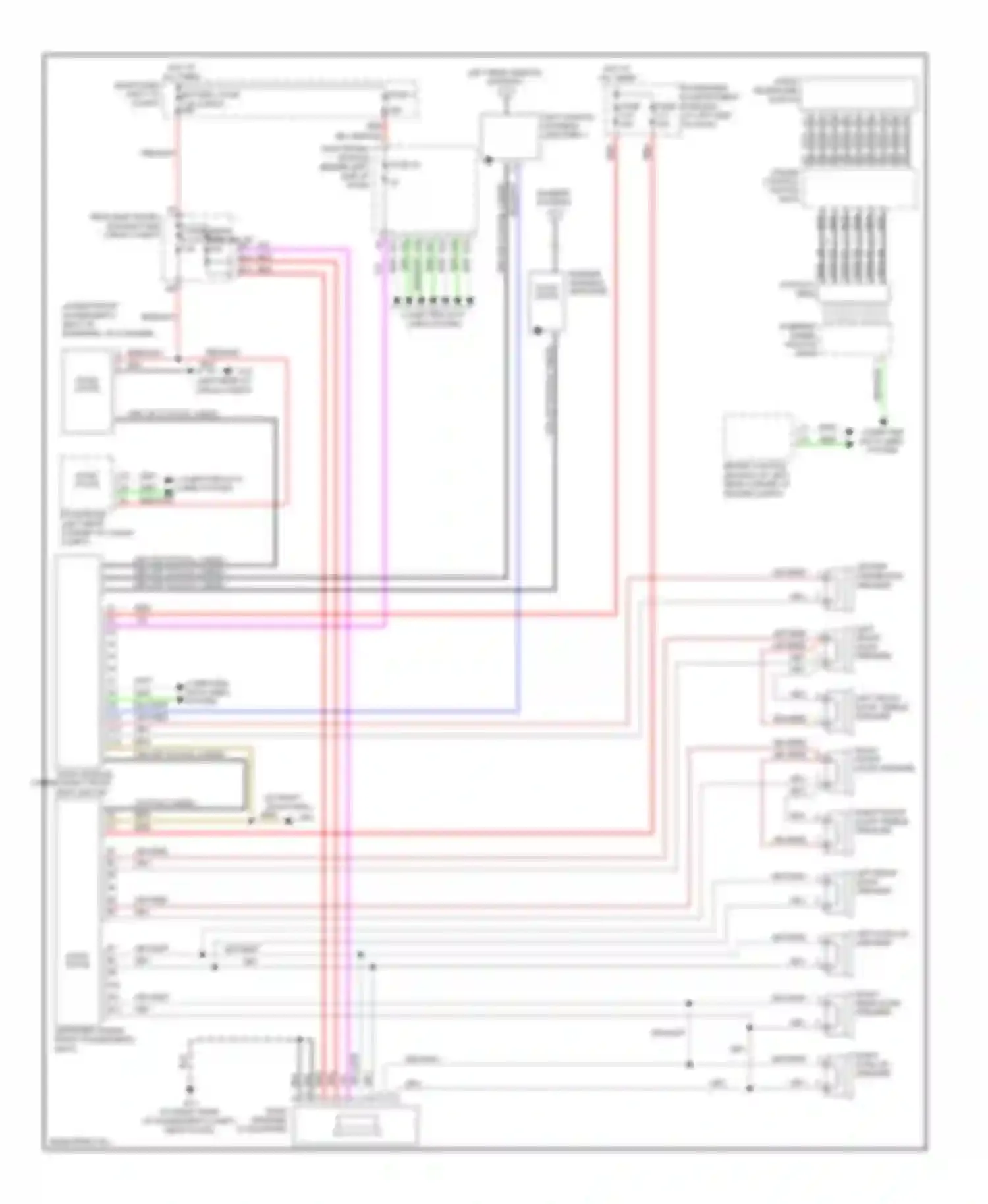 V70 Volvo II facelift (2004-2007): Radio circuit, with amplifier