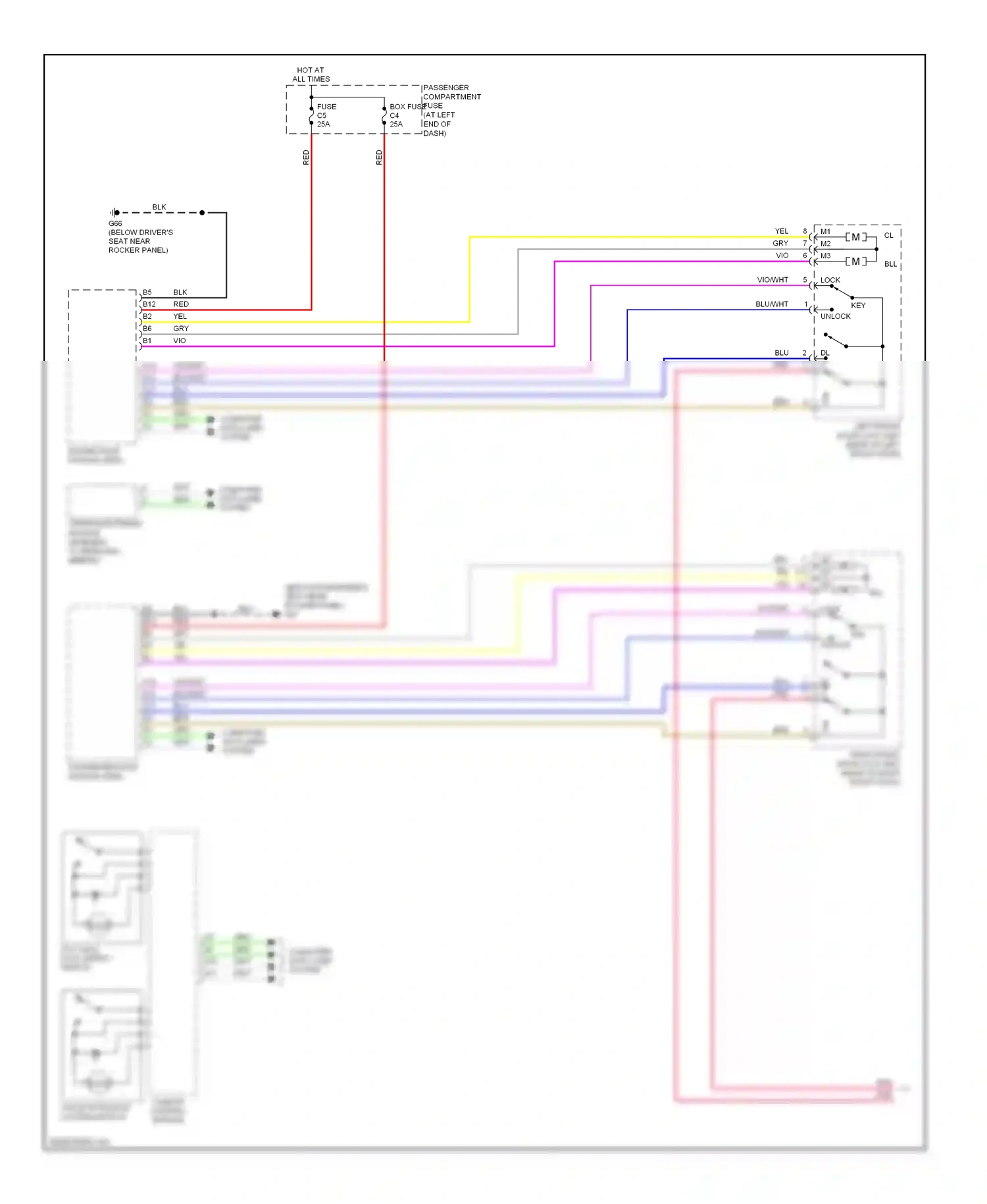Volvo V70 II facelift (2004-2007) climate control module wiring diagram  (12 of 13)
