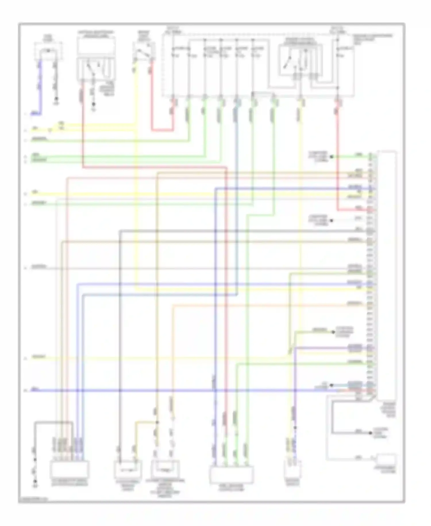 V70 Volvo II (2000-2004): Wiring diagram engine performance 2.3l turbos (3 of 3)