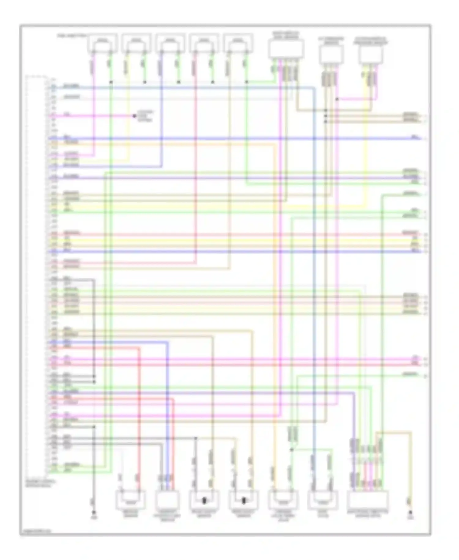 V70 Volvo II (2000-2004): Wiring diagram engine performance 2.4ls (1 of 3)