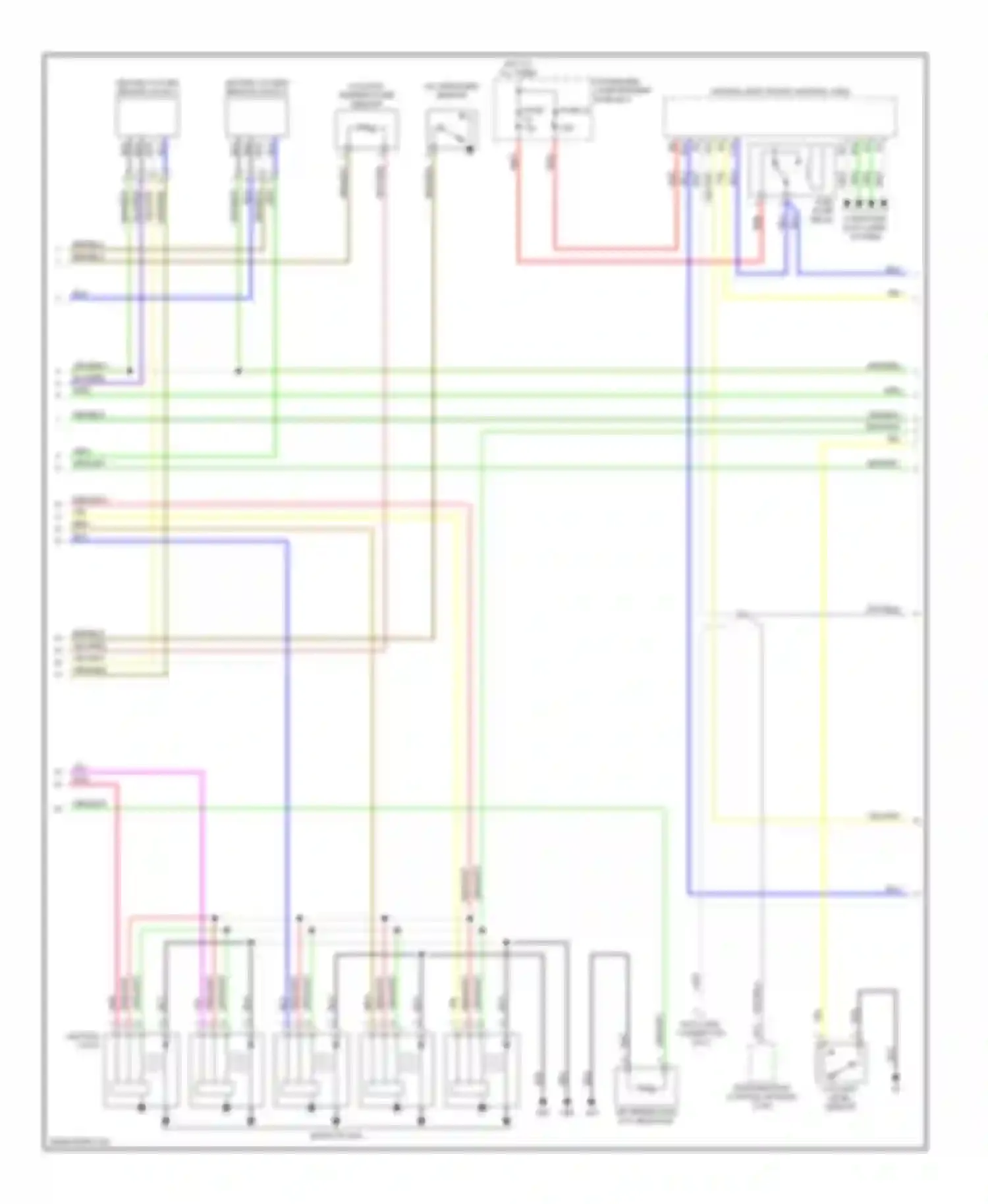 V70 Volvo II (2000-2004): Wiring diagram engine performance 2.4ls (2 of 3)