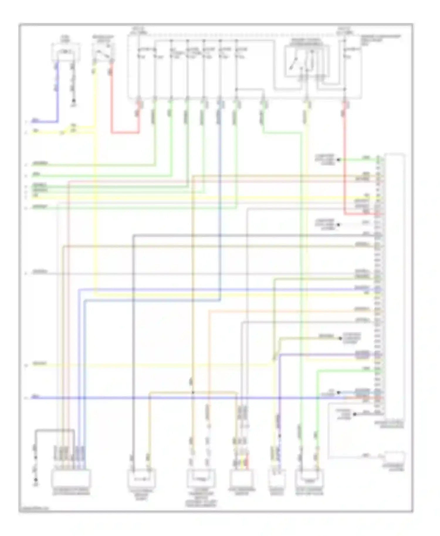 V70 Volvo II (2000-2004): Wiring diagram engine performance 2.4ls (3 of 3)