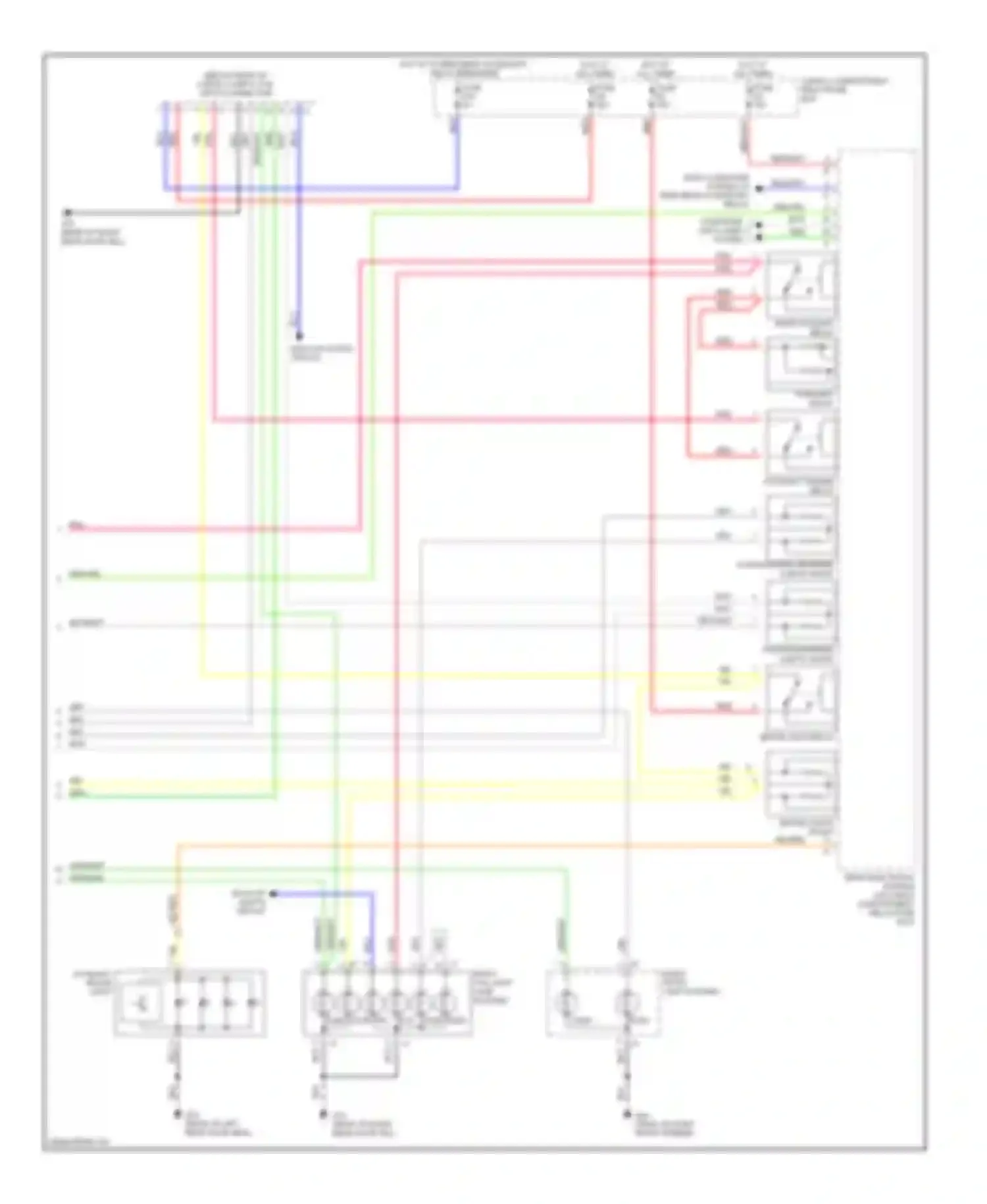 V70 Volvo II (2000-2004): Exterior lamps circuit (2 of 2)