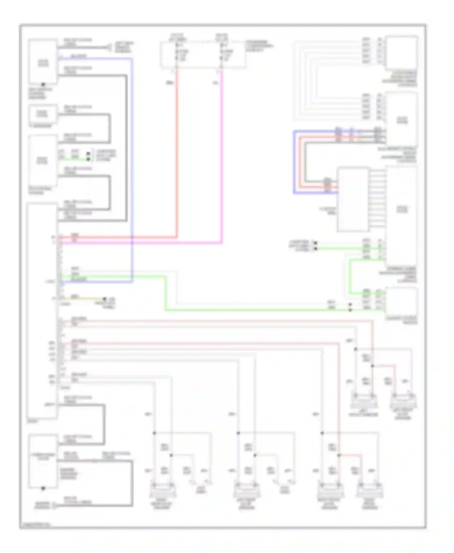 V70 Volvo II (2000-2004): Radio circuits, without amplifier