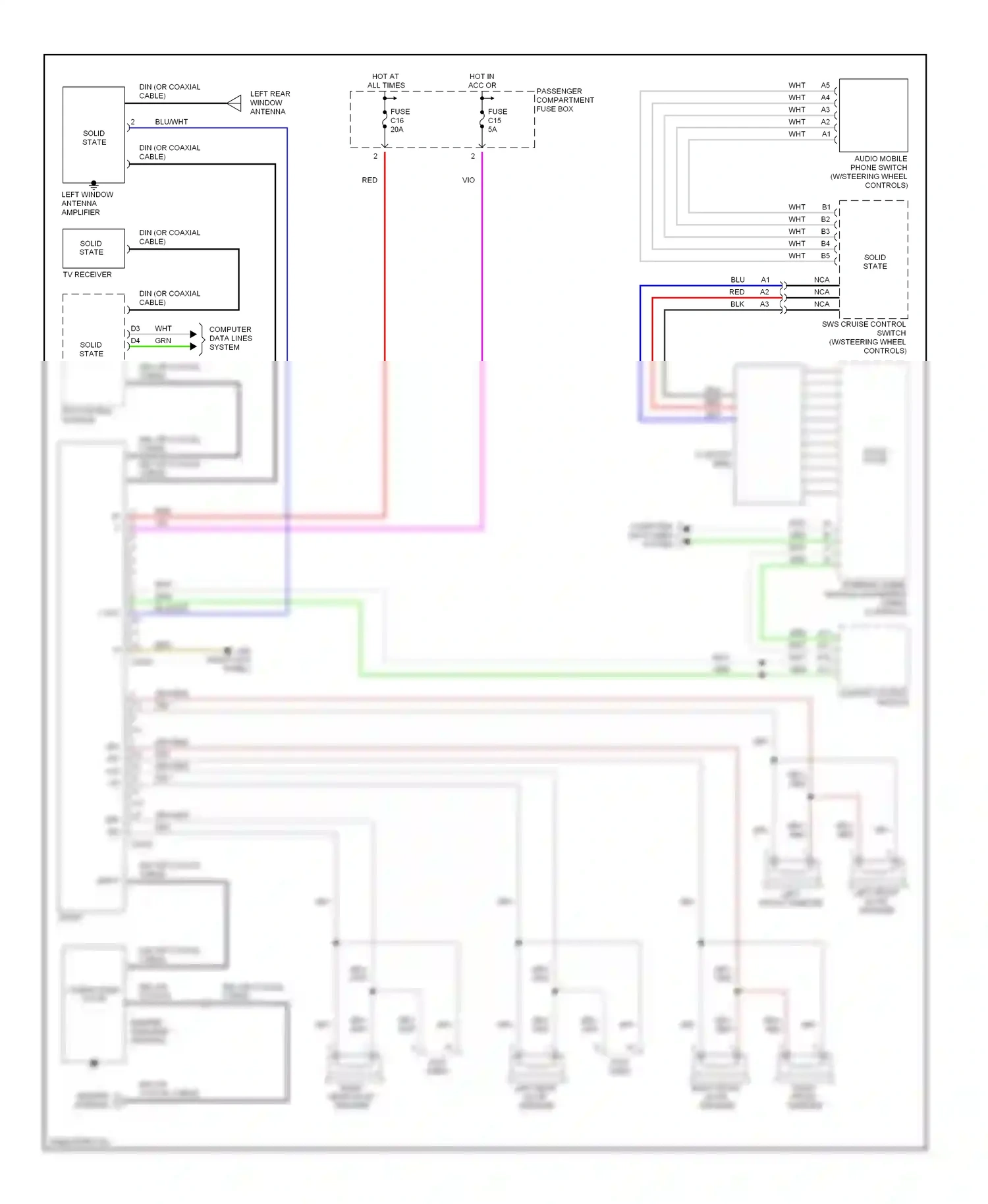 Volvo V70 II (2000-2004) solid state wiring diagram  (7 of 7)