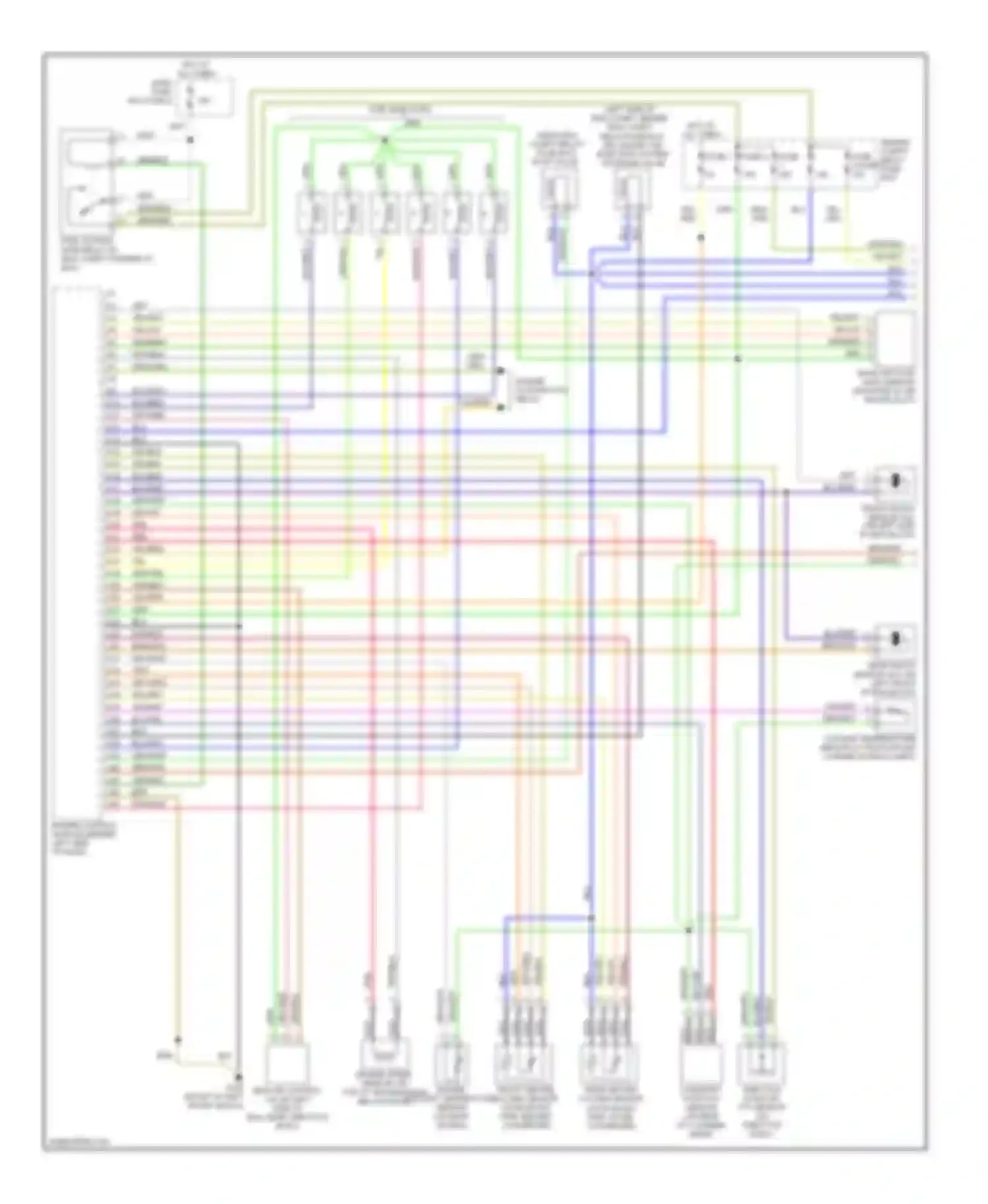V90 Volvo I (1997-2000): Wiring diagram engine performance 2.9ls (1 of 2)