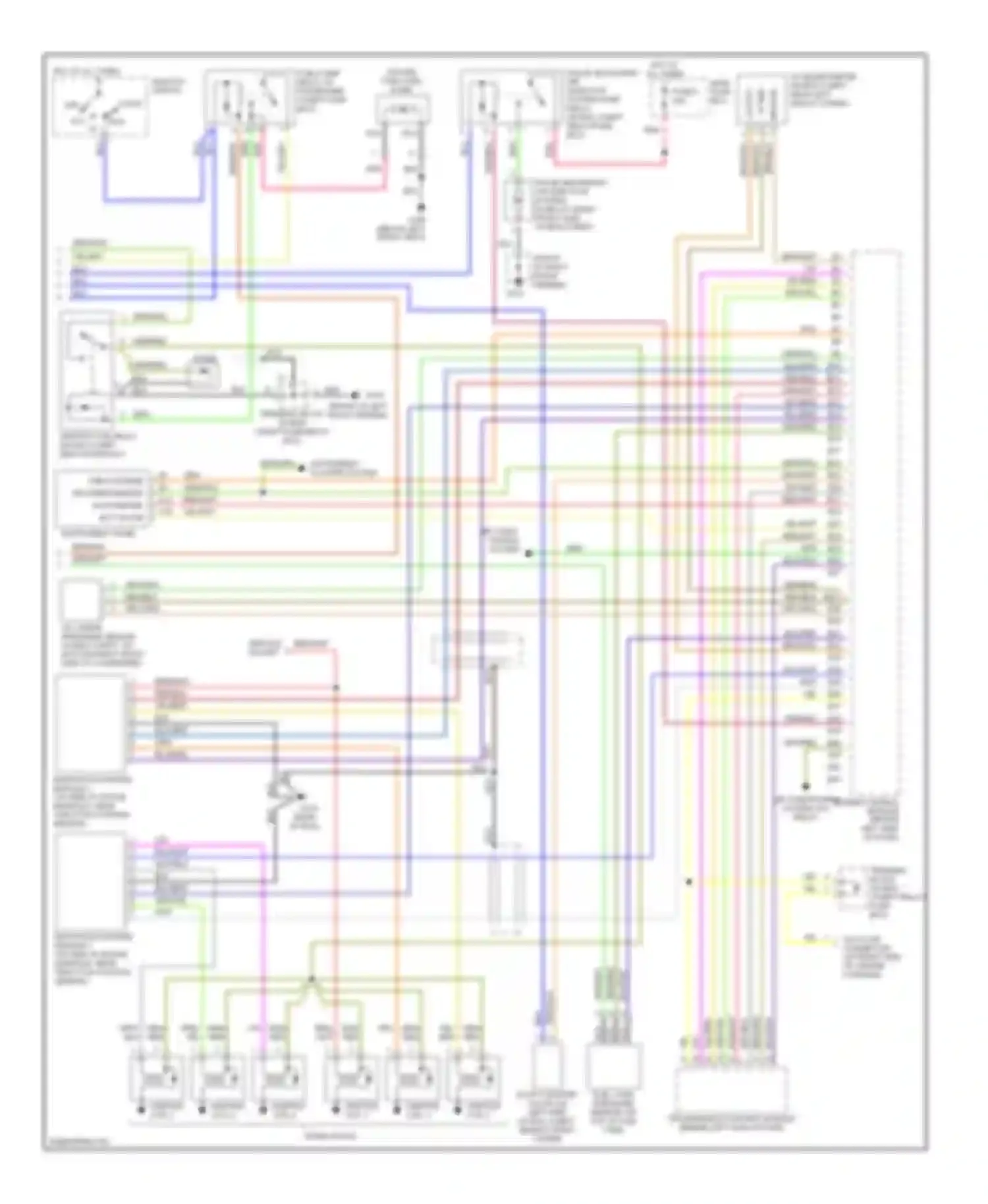 V90 Volvo I (1997-2000): Wiring diagram engine performance 2.9ls (2 of 2)