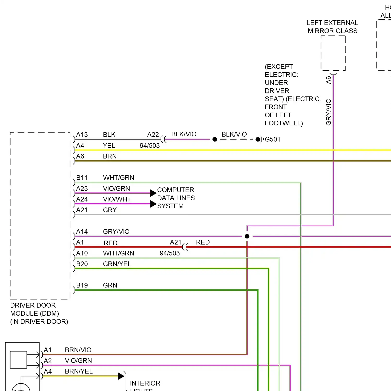 demo - Power door locks circuit (1 of 3) Power door locks circuit (1 of 3)