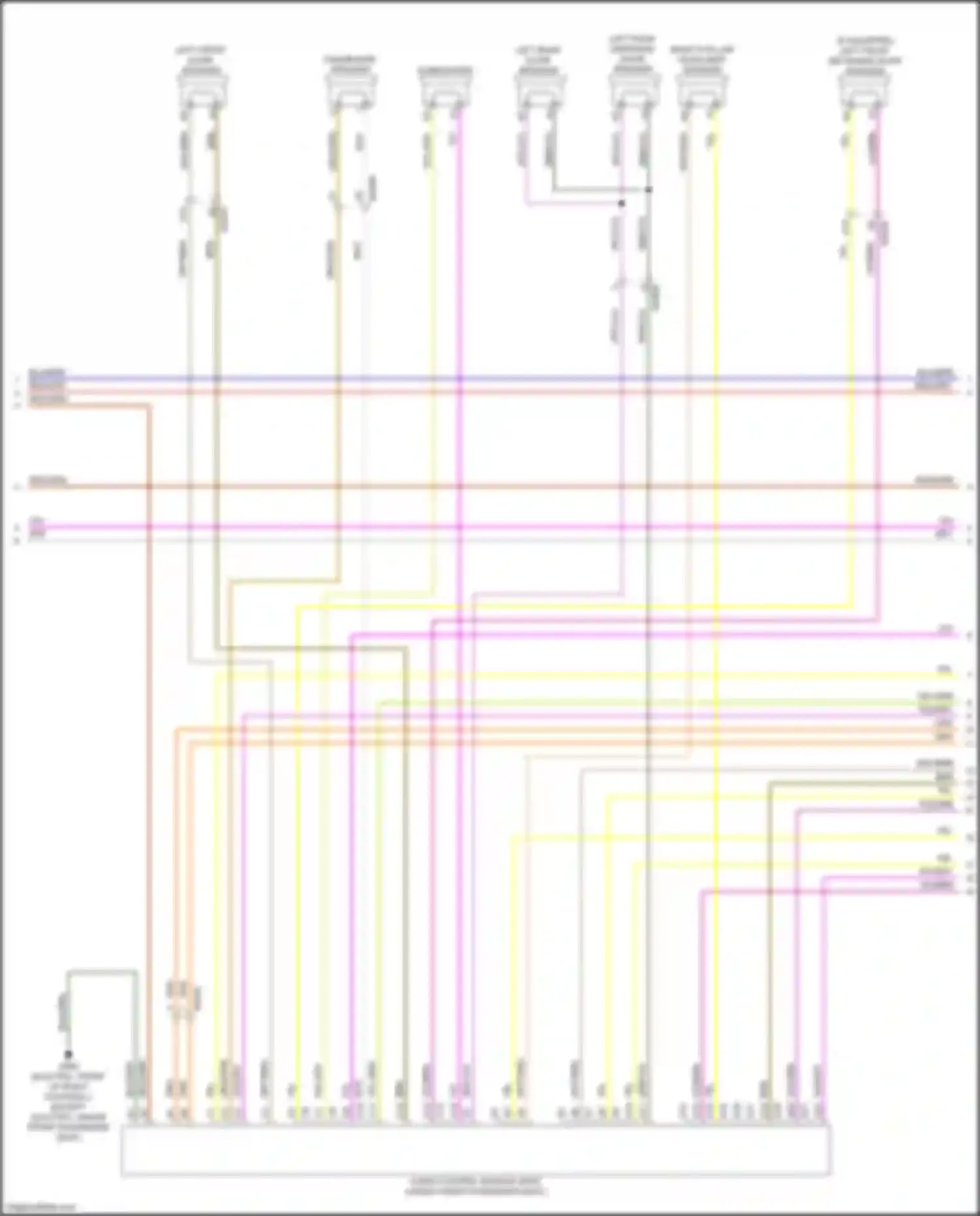 Car Wiring Diagrams for XC40 Volvo I facelift (2022-2024): Radio circuit (3 of 5)