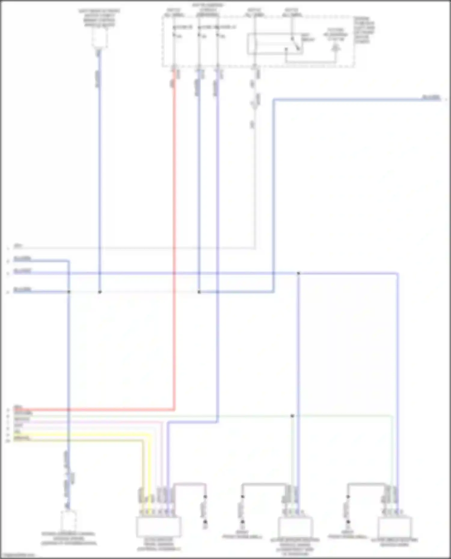 Wiring diagram blk/vio for Volvo XC40 I facelift (2022-2024) (37 of 38)