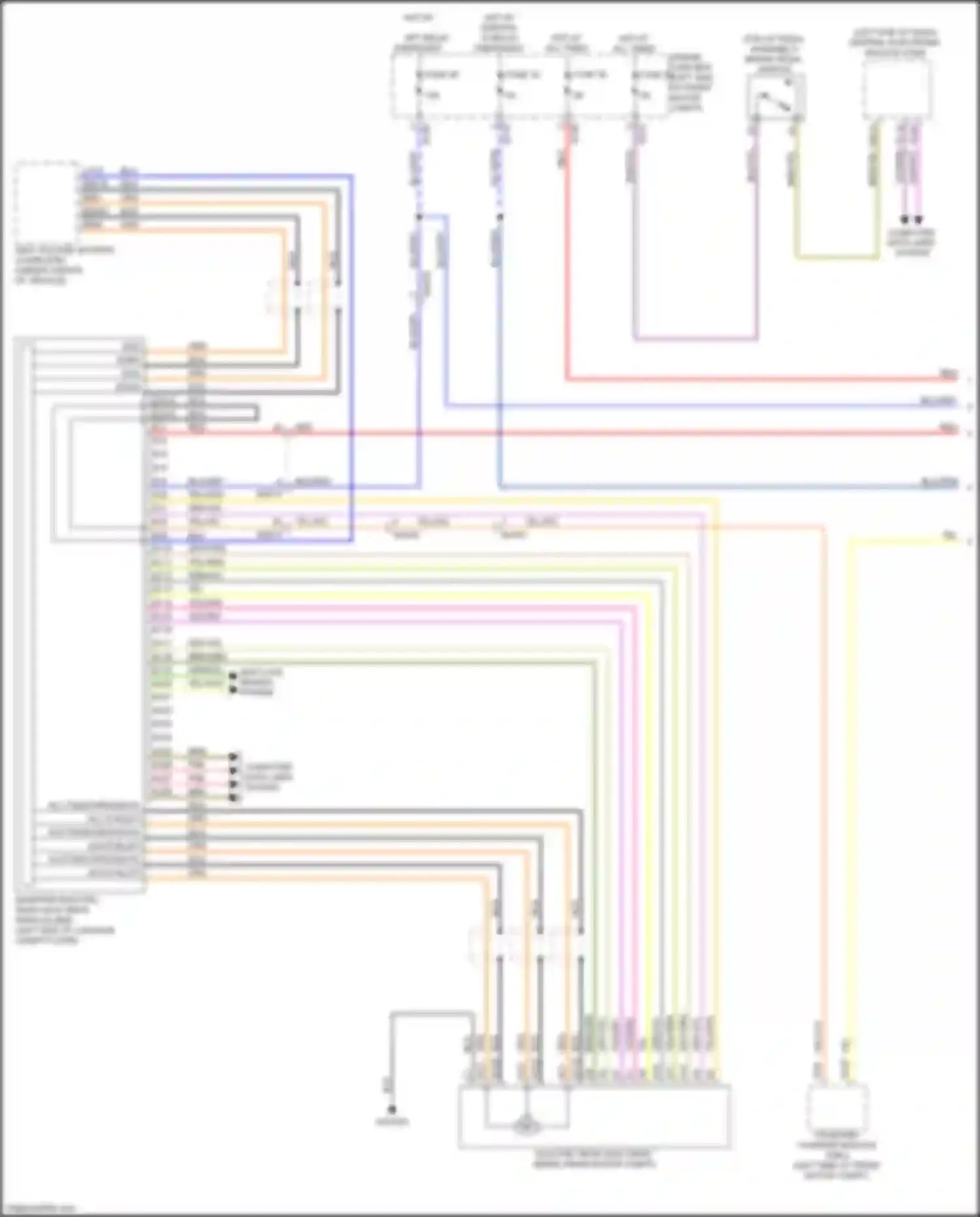 Wiring diagram blu/gry for Volvo XC40 I facelift (2022-2024) (1 of 36)