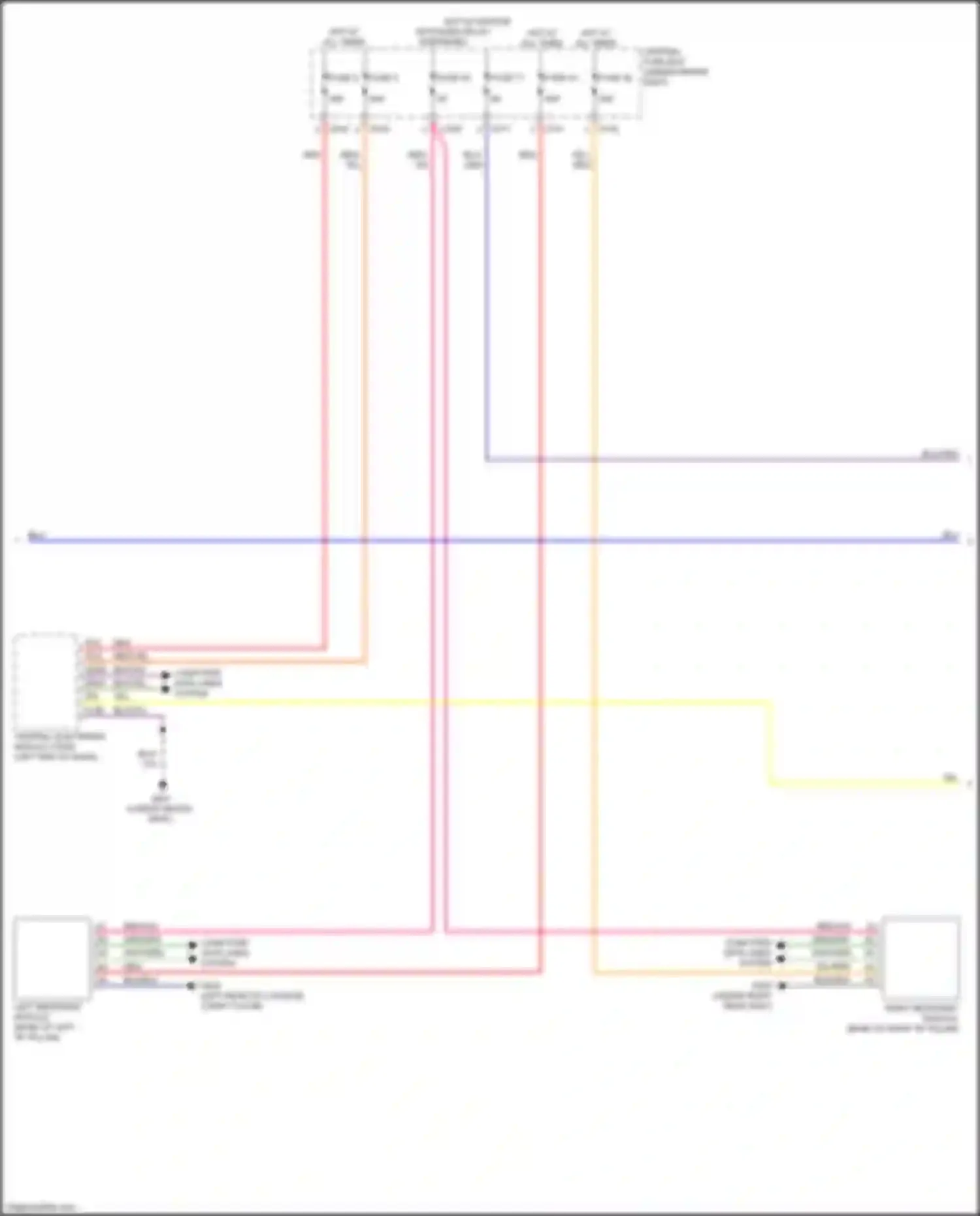 Wiring diagram blu/org for Volvo XC40 I facelift (2022-2024) (4 of 11)