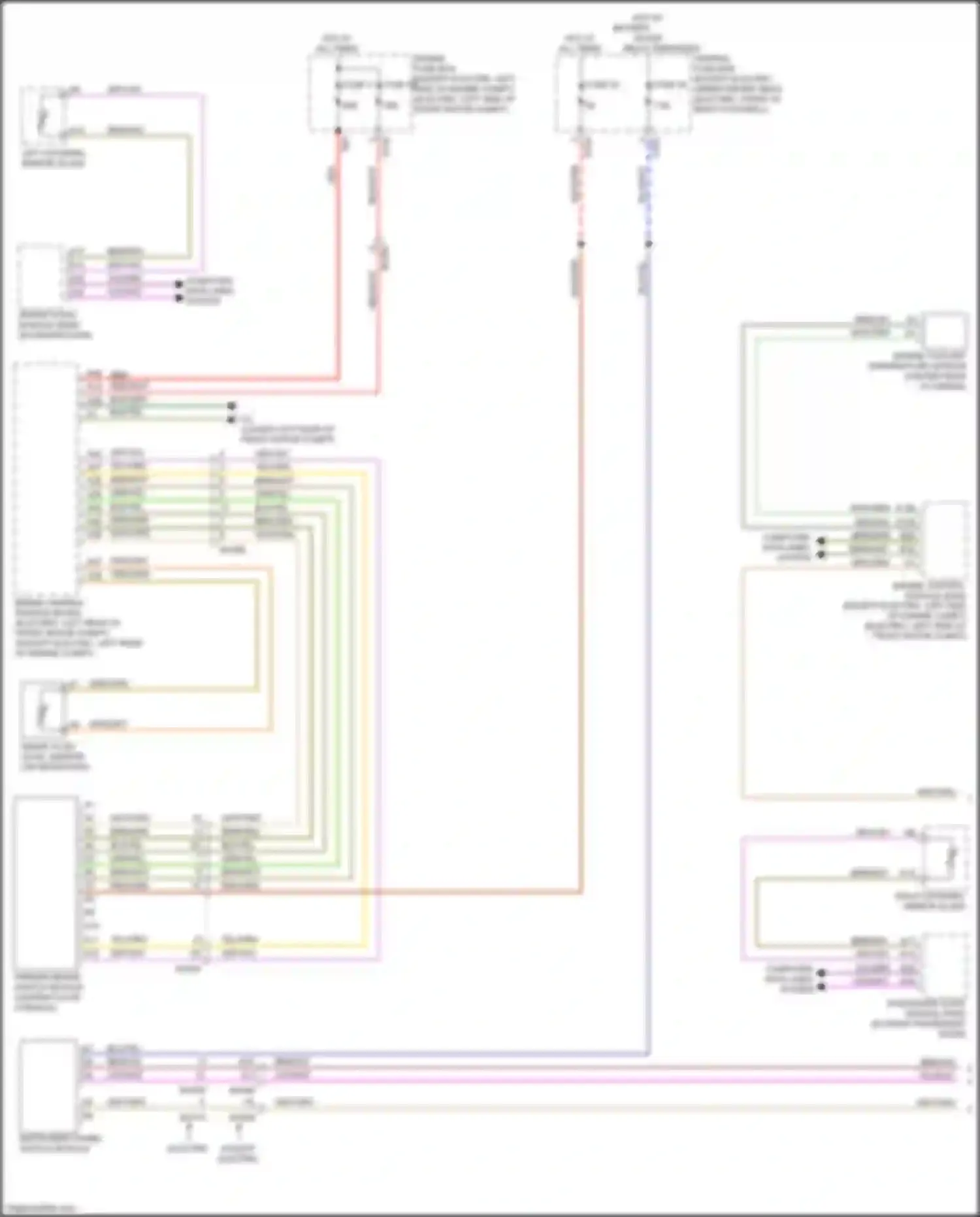 Wiring diagram computer data lines system for Volvo XC40 I facelift (2022-2024) (34 of 54)