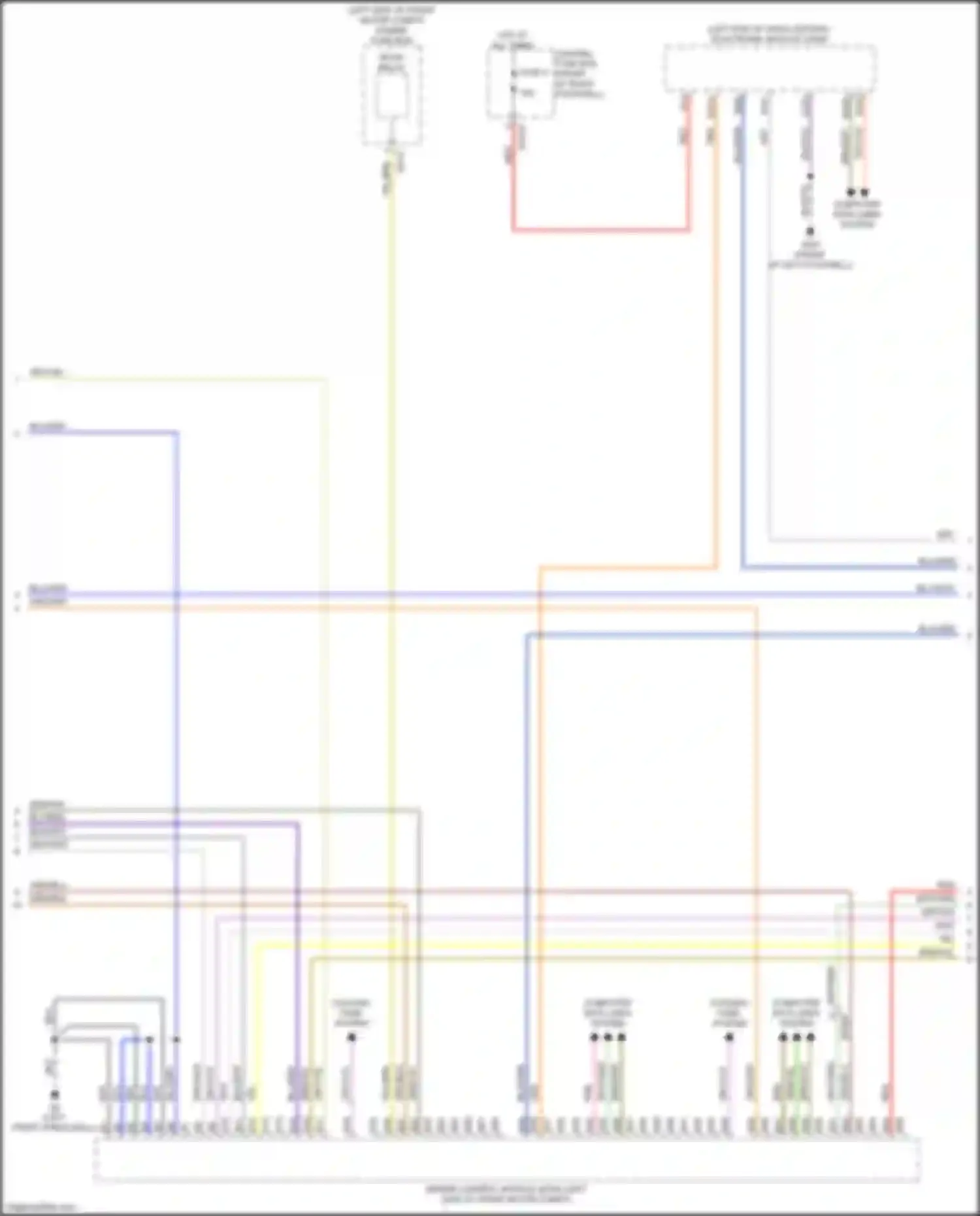 Wiring diagram computer data lines system for Volvo XC40 I facelift (2022-2024) (50 of 54)