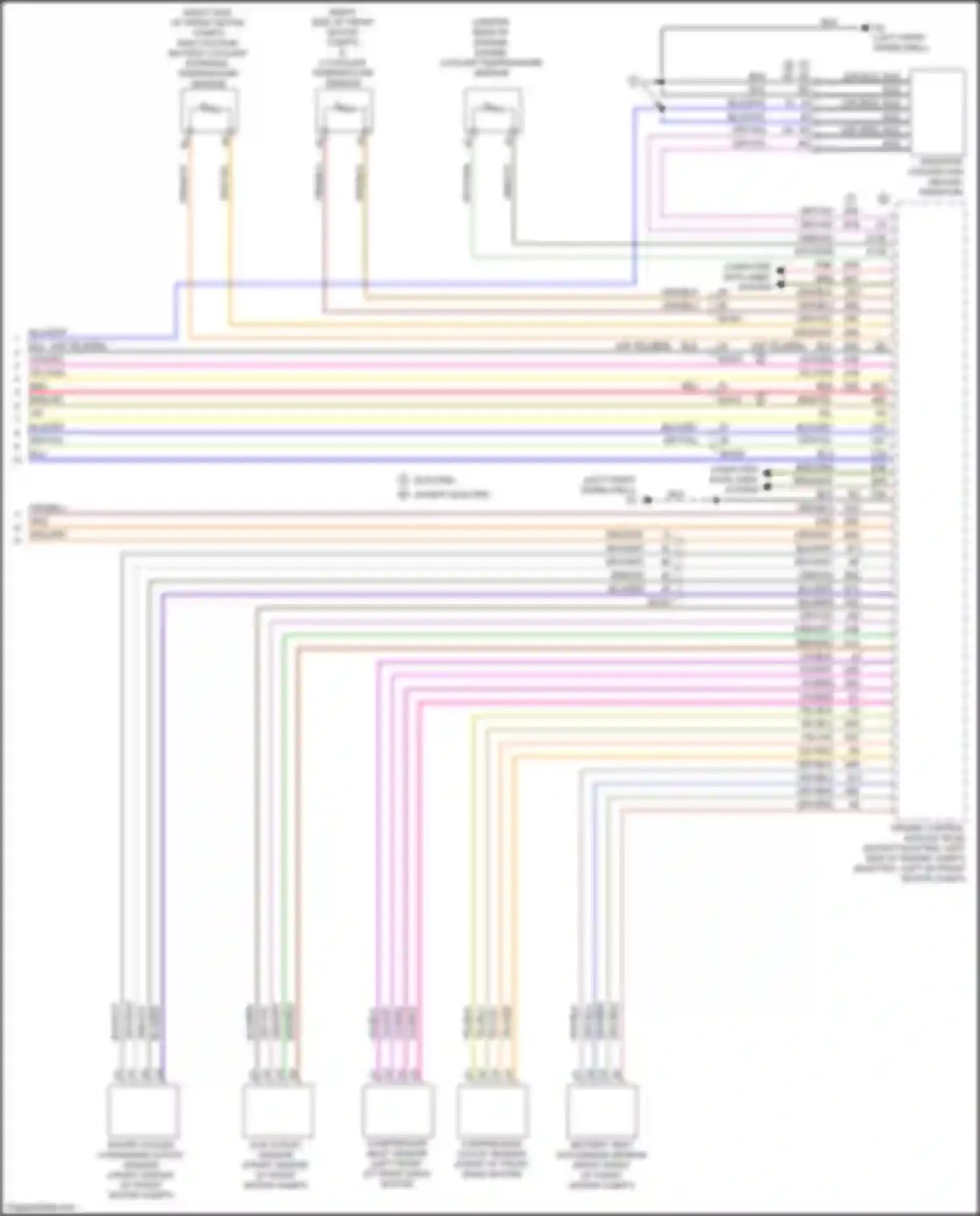 Wiring diagram engine coolant temperature sensor for Volvo XC40 I facelift (2022-2024) (1 of 3)