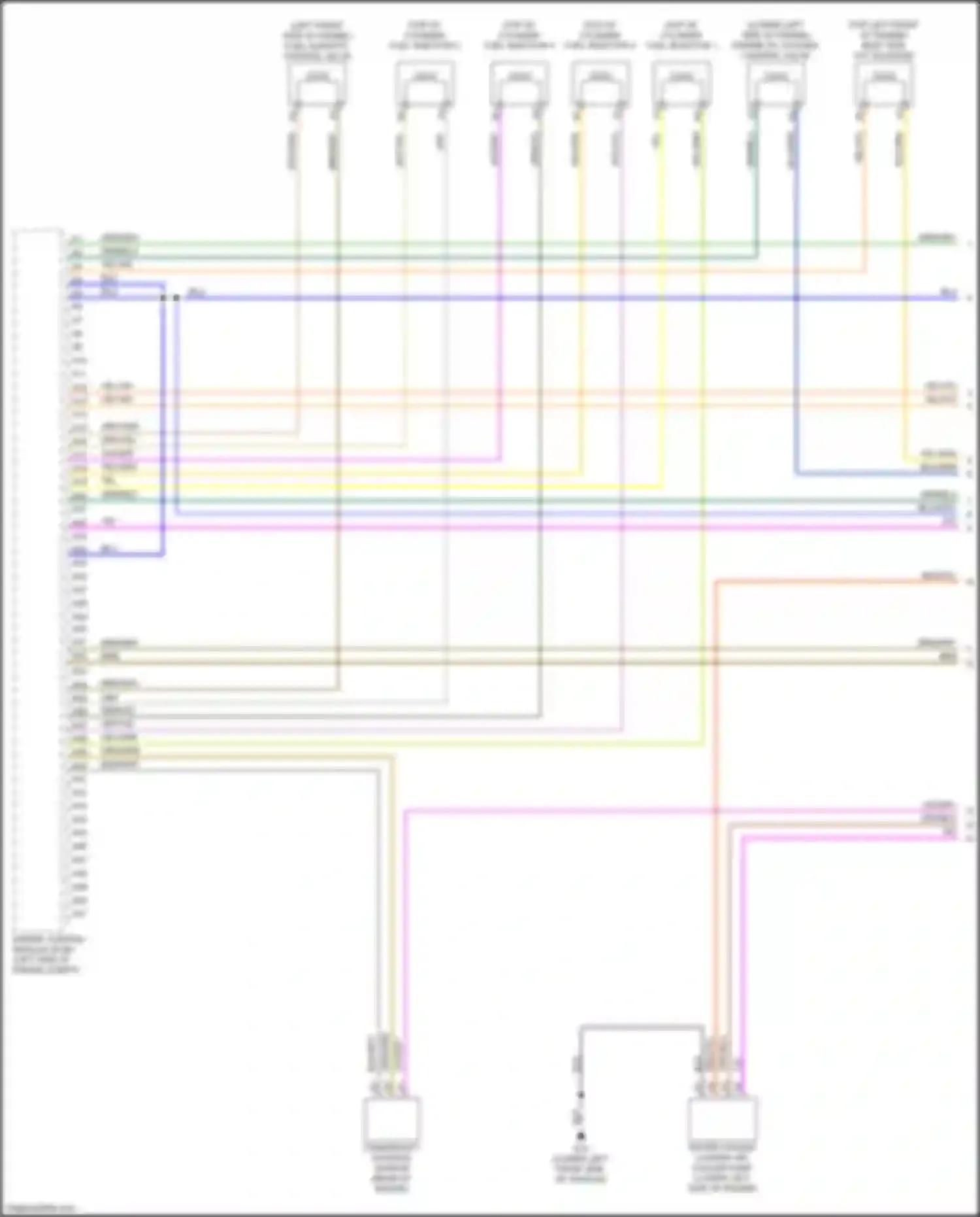 Wiring diagram fuel injector 2 for Volvo XC40 I facelift (2022-2024) (1 of 1)