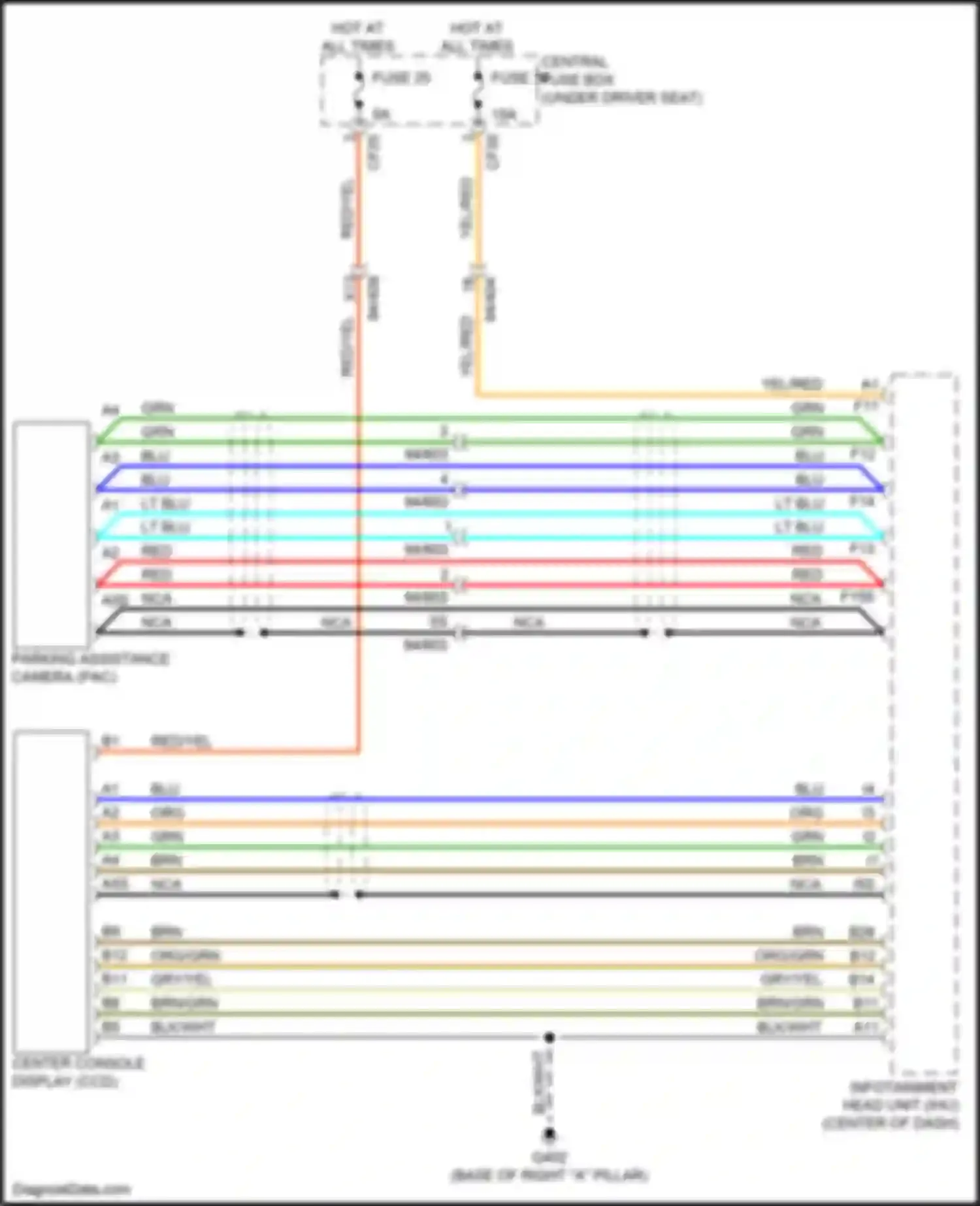 Wiring diagram fuse 30 for Volvo XC40 I facelift (2022-2024) (5 of 9)