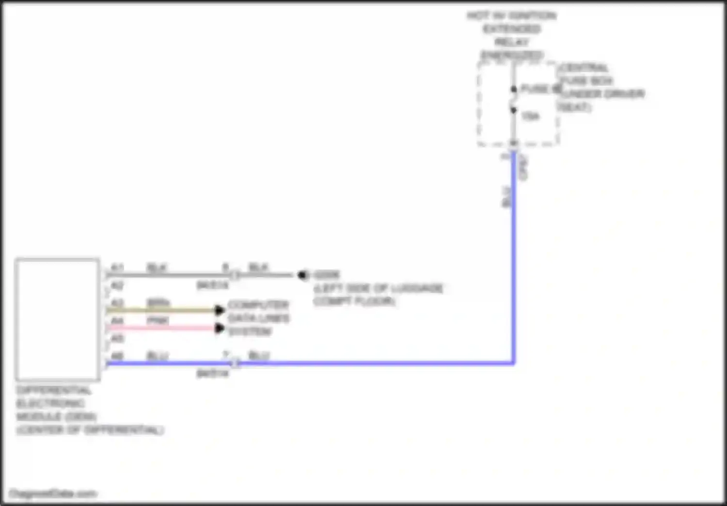 Wiring diagram fuse 67 for Volvo XC40 I facelift (2022-2024) (1 of 2)