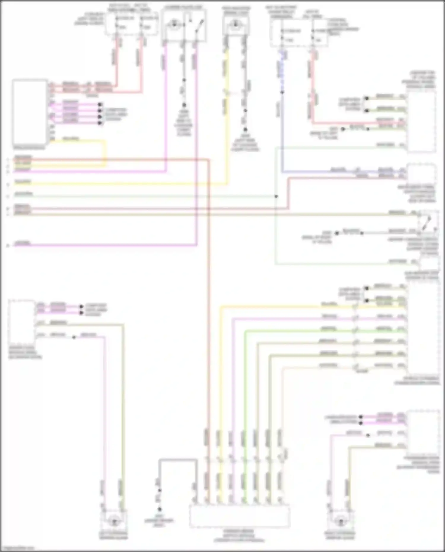 Wiring diagram hot at all times engine fuse box for Volvo XC40 I facelift (2022-2024) (1 of 1)
