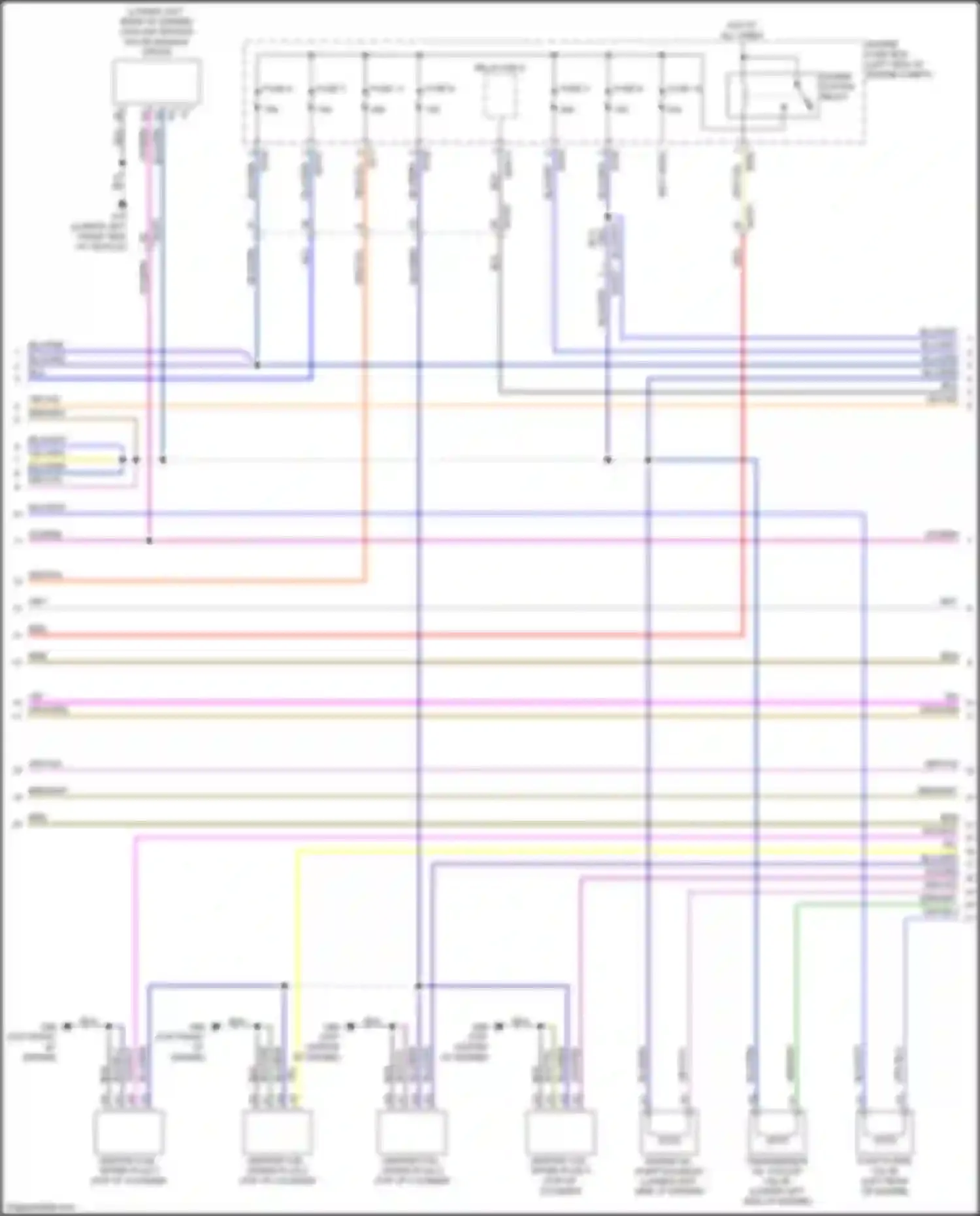 Wiring diagram ignition coil, spark plug 2 for Volvo XC40 I facelift (2022-2024) (2 of 2)
