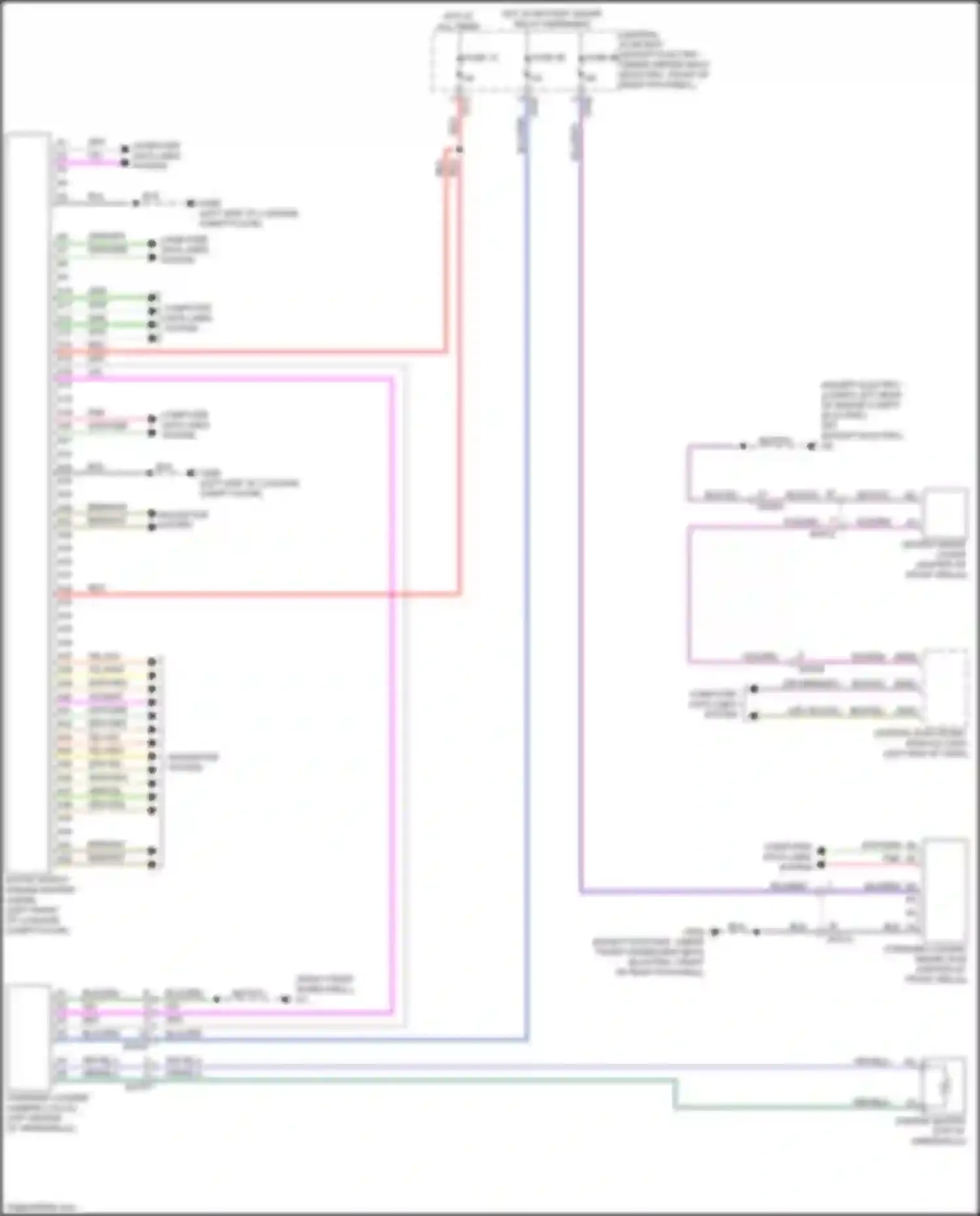 Wiring diagram navigation system for Volvo XC40 I facelift (2022-2024) (3 of 3)