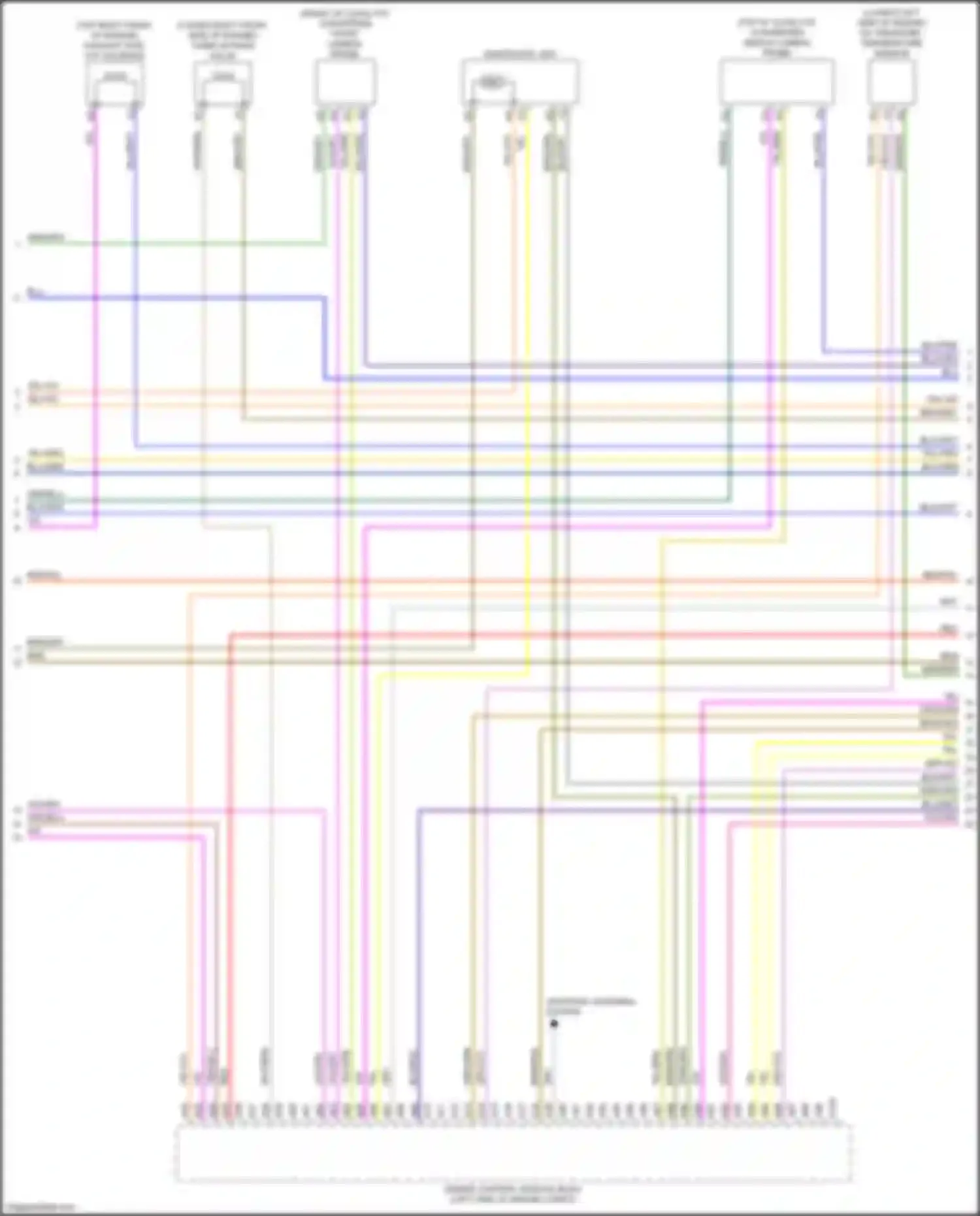 Wiring diagram oil pressure/ temperature sensor for Volvo XC40 I facelift (2022-2024) (1 of 1)