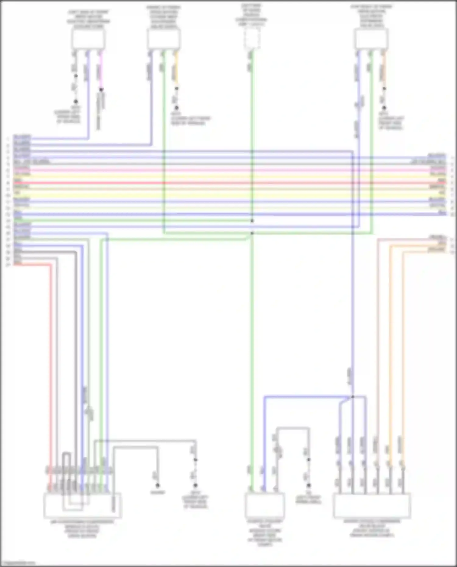 Wiring diagram org/blk for Volvo XC40 I facelift (2022-2024) (2 of 10)
