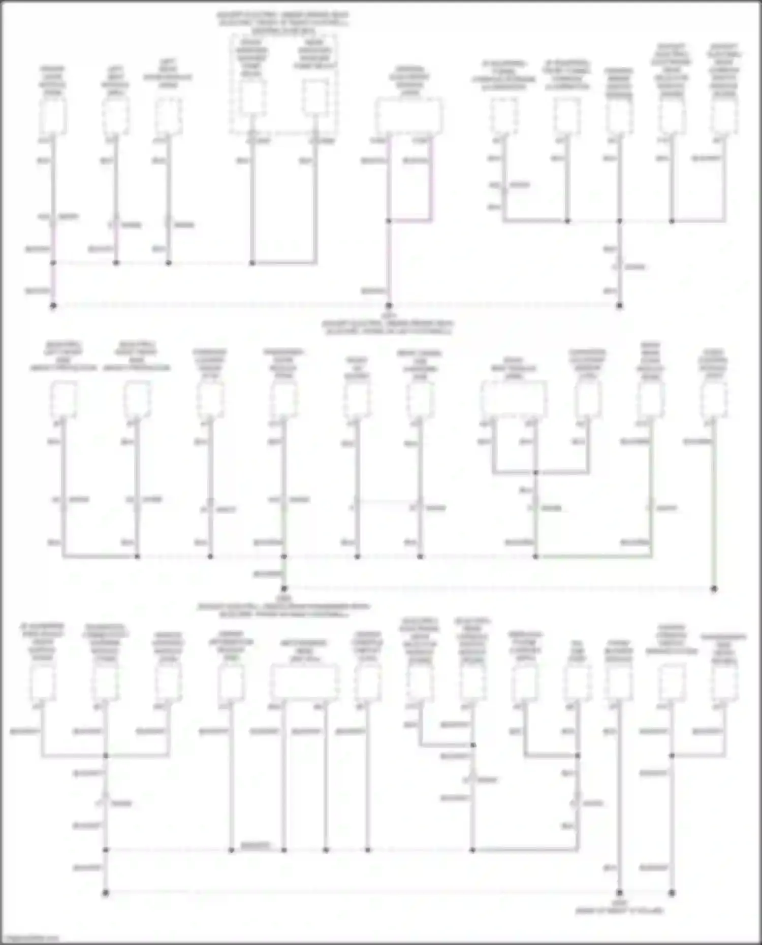 Wiring diagram rear tunnel usb charging hub for Volvo XC40 I facelift (2022-2024) (1 of 2)