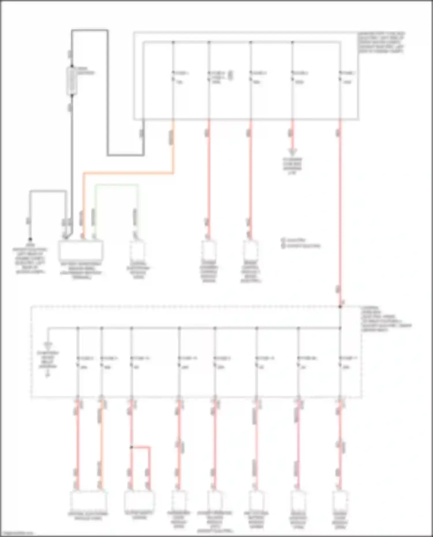 Wiring diagram red for Volvo XC40 I facelift (2022-2024) (17 of 71)