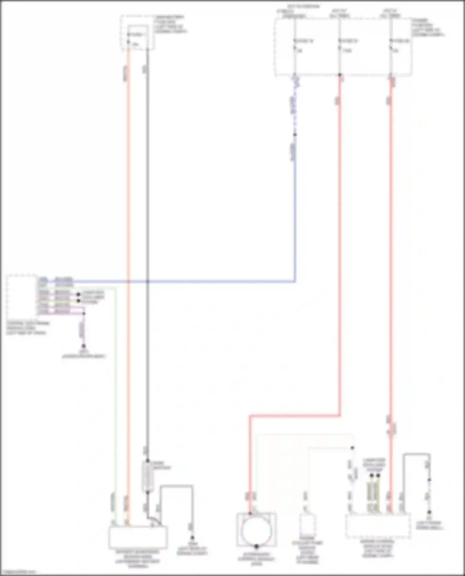 Wiring diagram red for Volvo XC40 I facelift (2022-2024) (46 of 71)