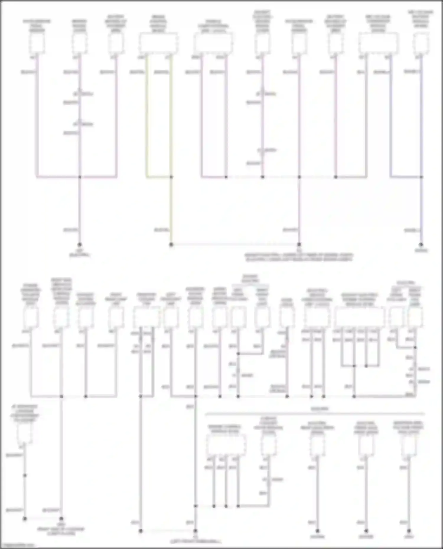 Wiring diagram right rear lamp unit for Volvo XC40 I facelift (2022-2024) (2 of 2)