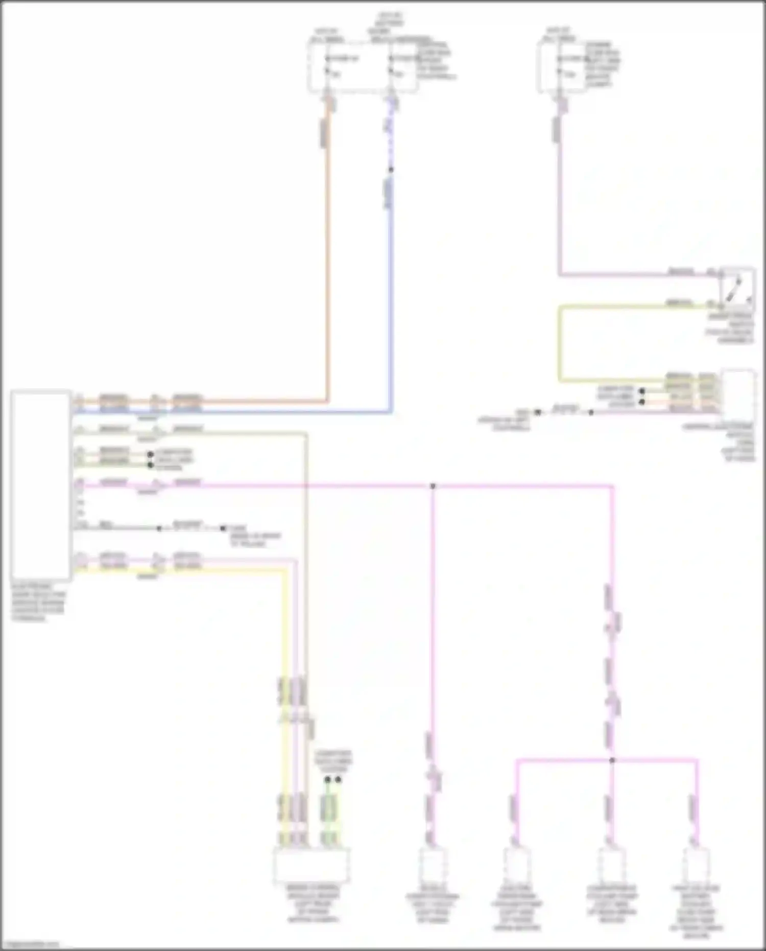 Wiring diagram yel/org for Volvo XC40 I facelift (2022-2024) (18 of 36)