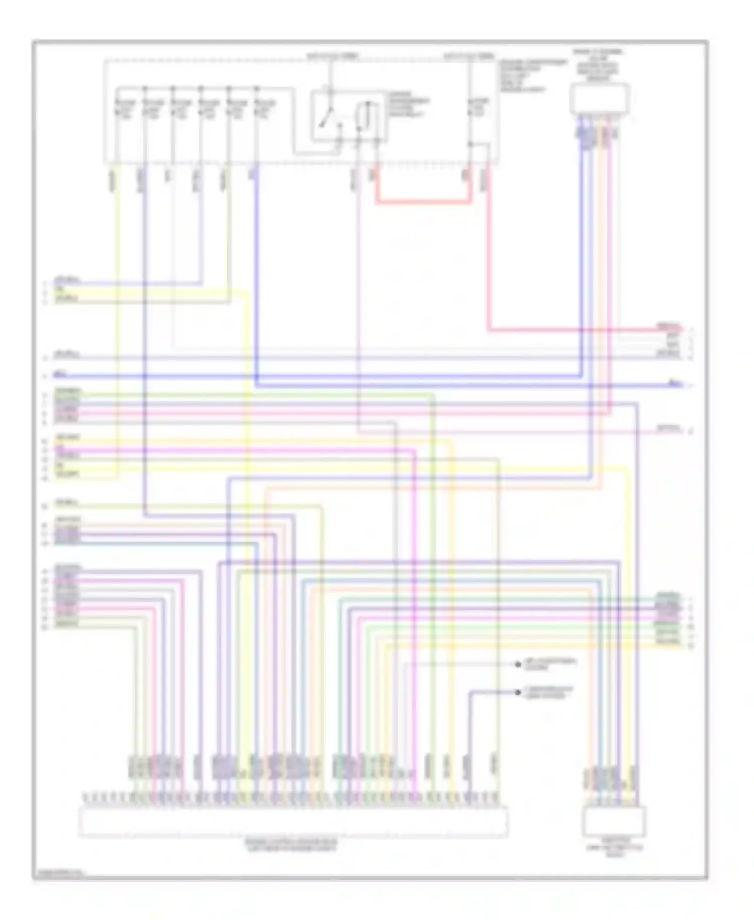 XC60 Volvo I (2008-2013): Wiring diagram engine performance 3.0l turbo (3 of 5)