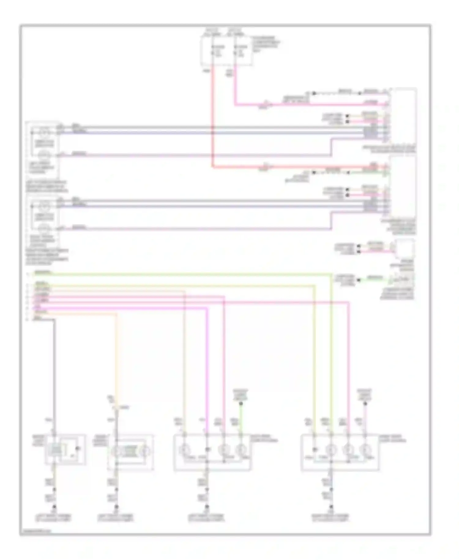 XC60 Volvo I (2008-2013): Exterior lamps circuit (2 of 2)