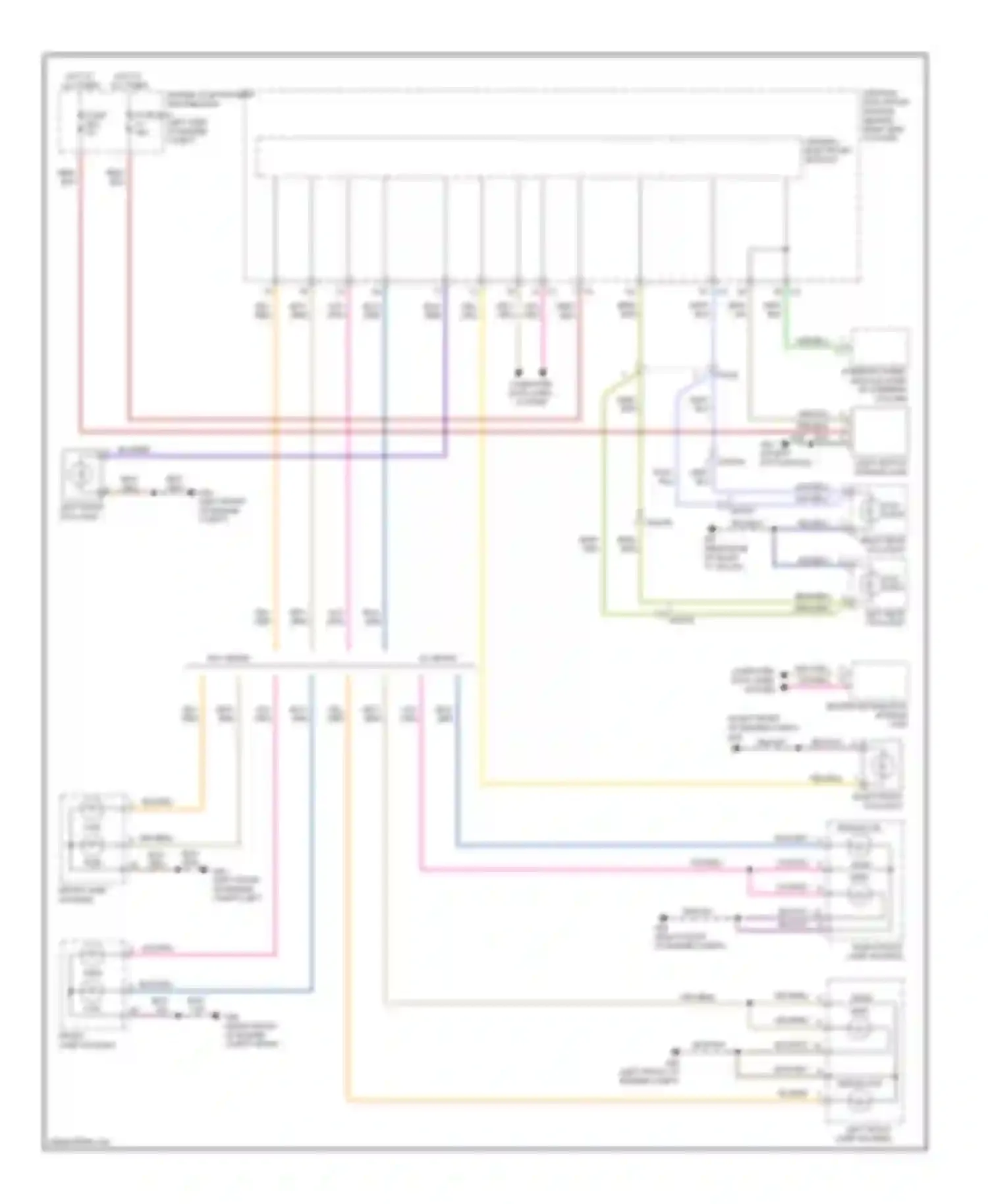 XC60 Volvo I (2008-2013): Headlamps circuit