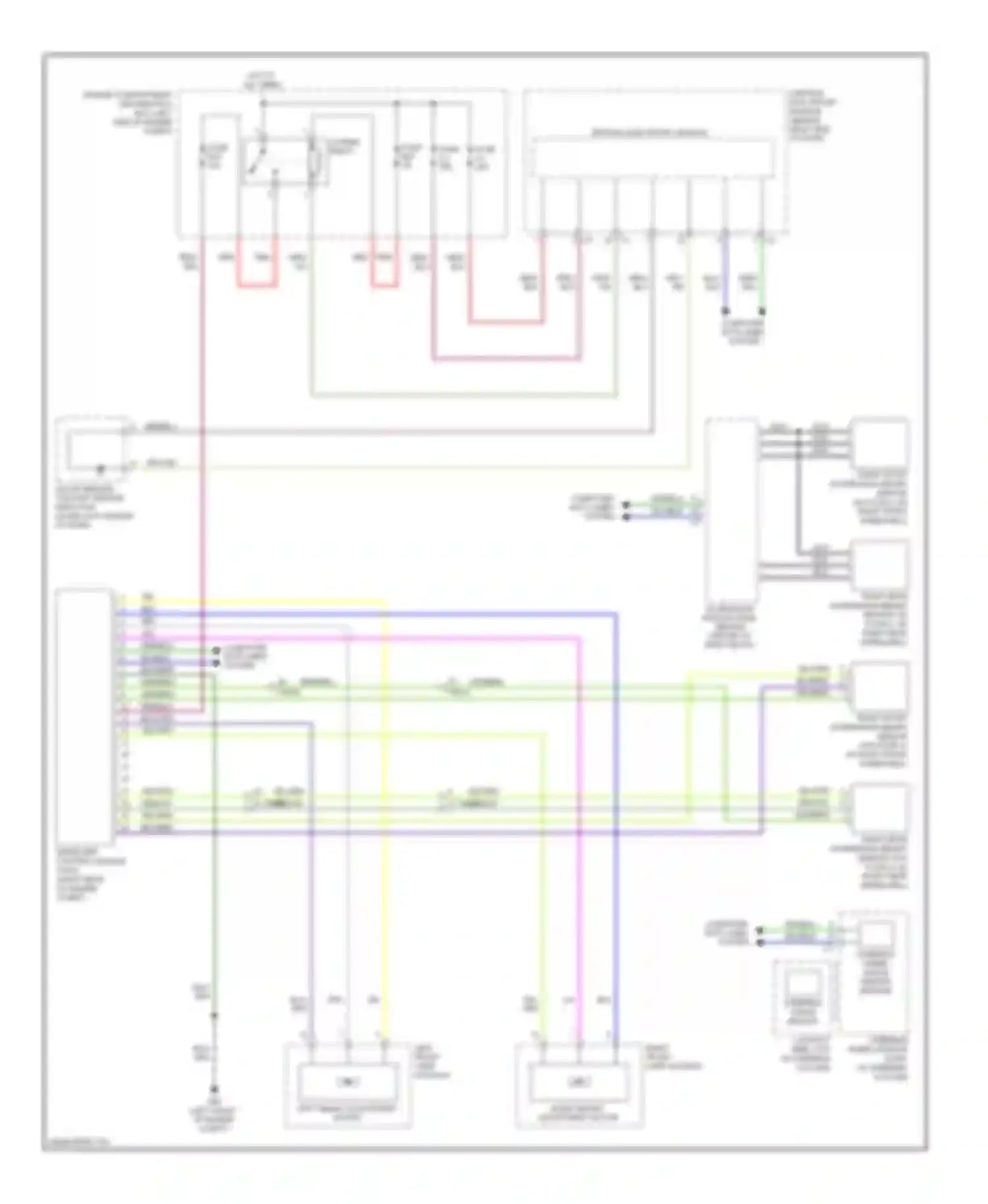 XC60 Volvo I (2008-2013): Headlamps leveling circuit