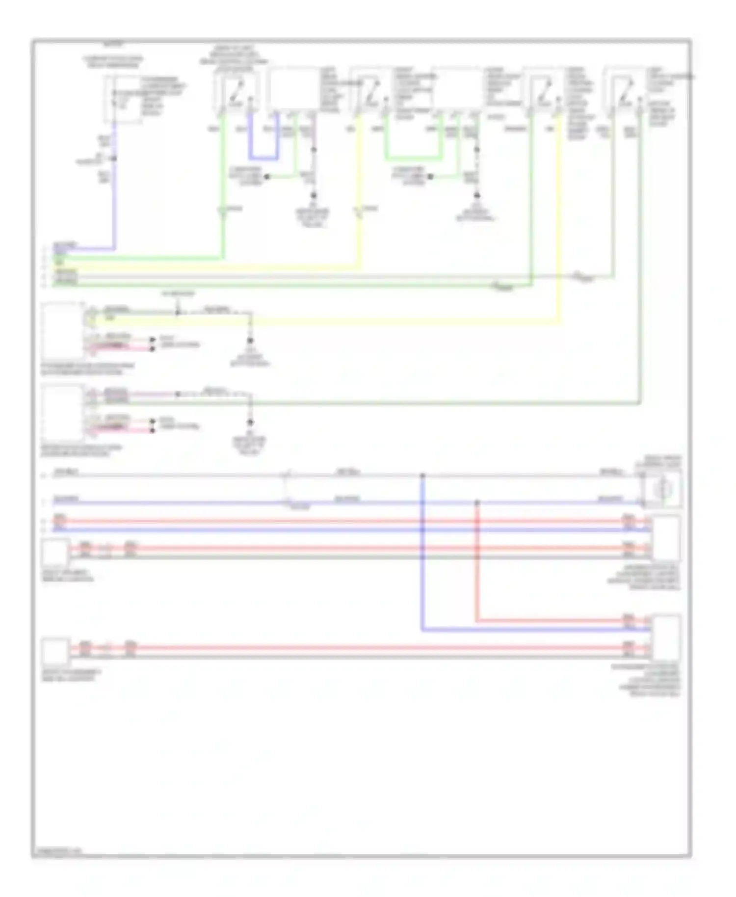 XC60 Volvo I (2008-2013): Courtesy lamps circuit (2 of 2)