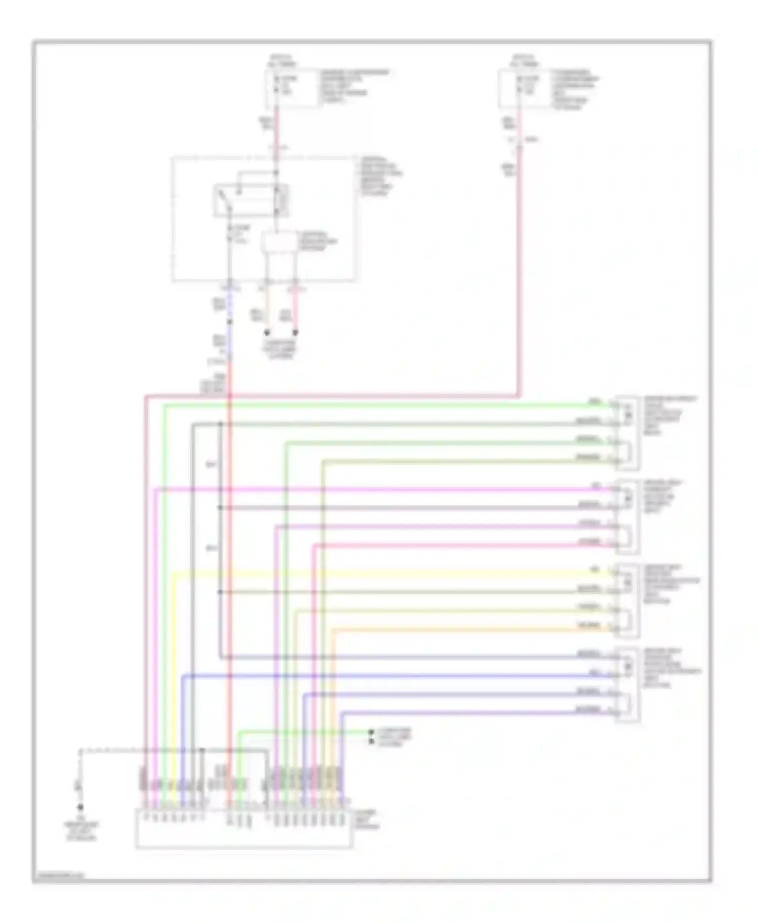 XC60 Volvo I (2008-2013): Driver"s memory seat circuit